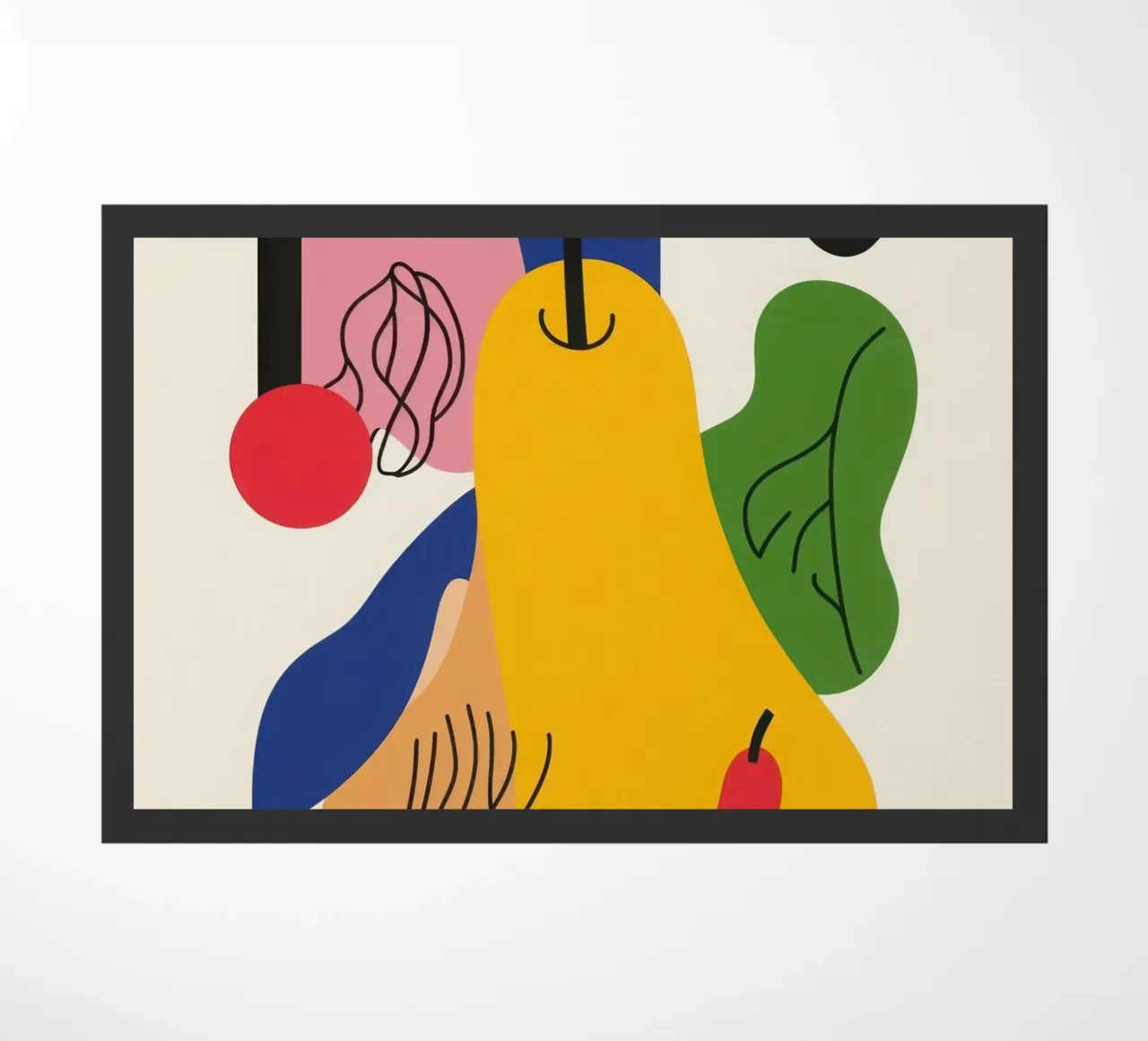 Pera geometrica zerbino da Pop and Fruits - Affiches & posters