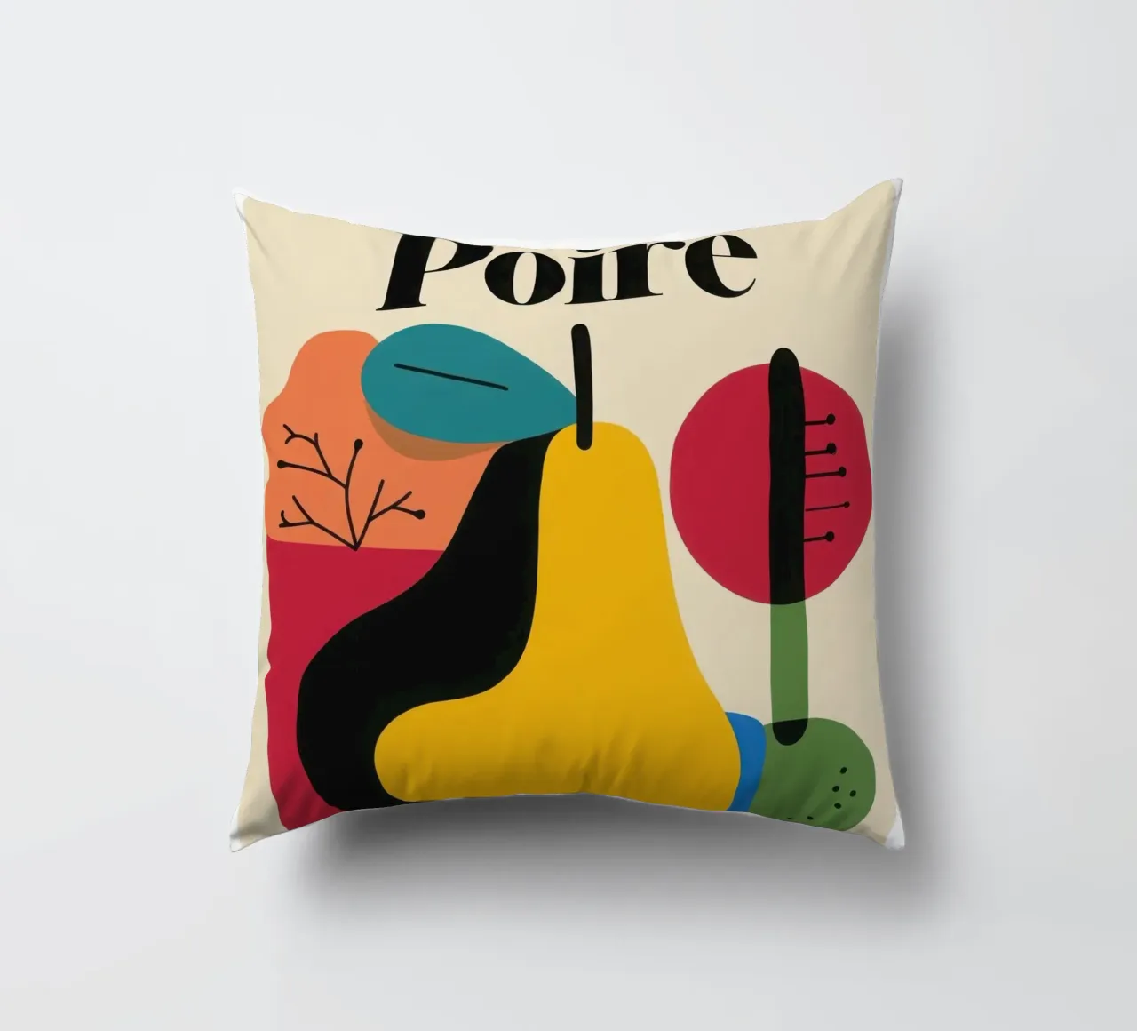 Poire Musicale cuscino da Pop and Fruits - Affiches & posters