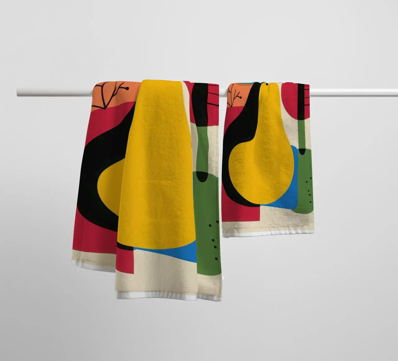 Poire Musicale asciugamano da bagno da Pop and Fruits - Affiches & posters