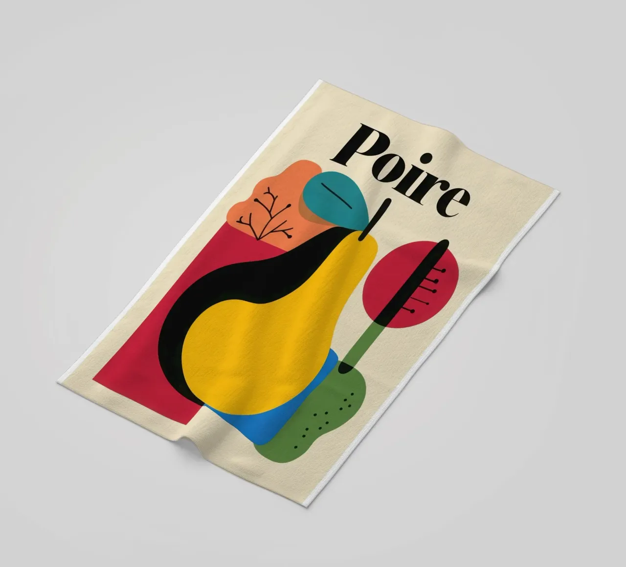 Poire Musicale telo mare da Pop and Fruits - Affiches & posters