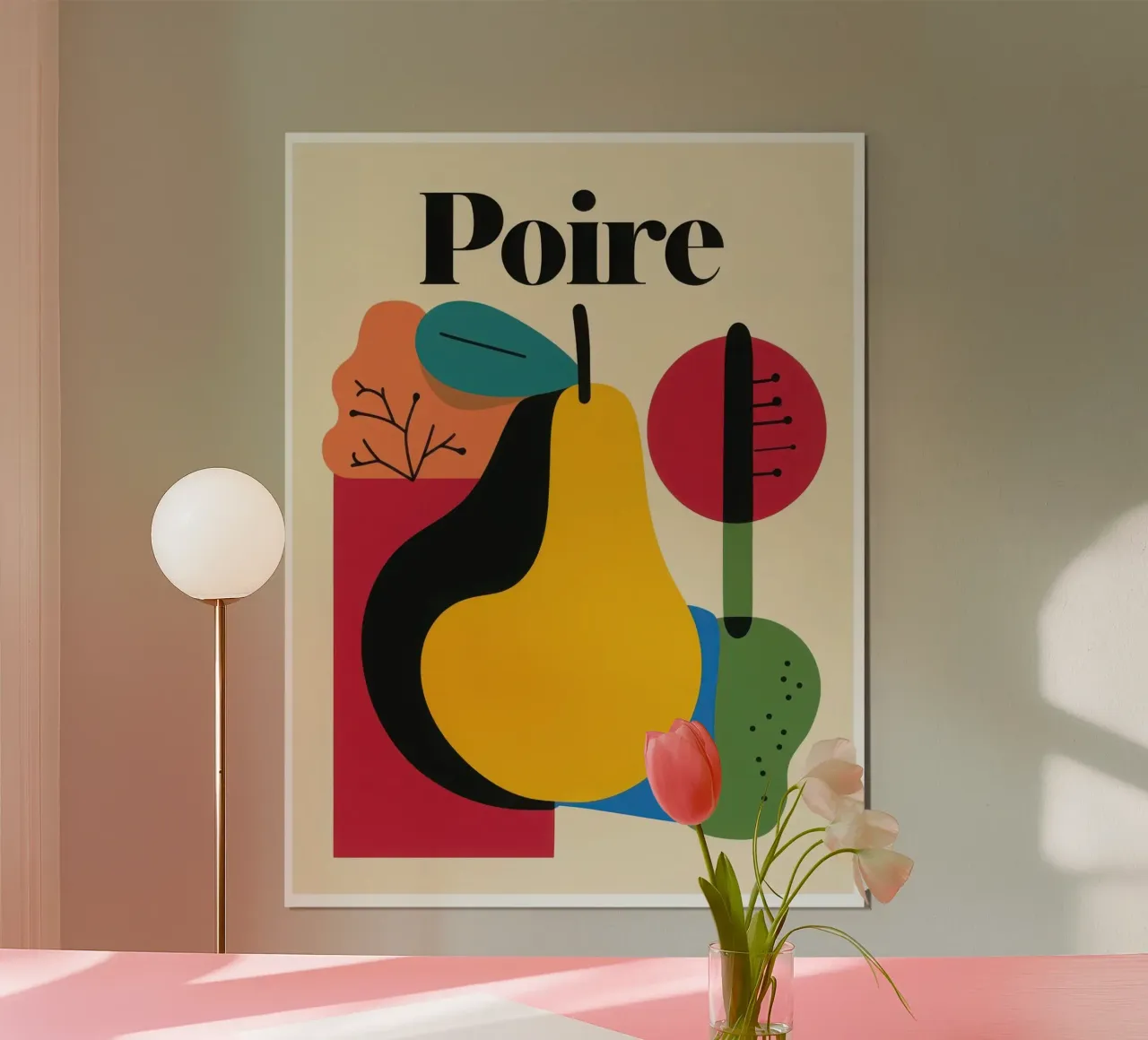 Poire Musicale poster by Pop and Fruits - Affiches & posters