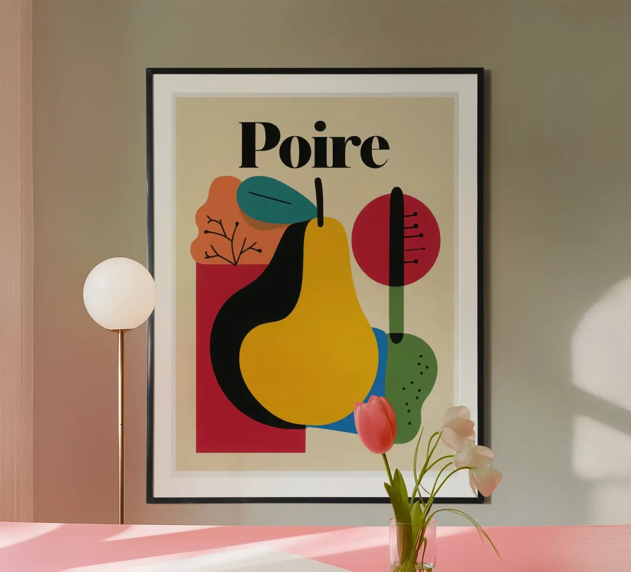 Poire Musicale poster by Pop and Fruits - Affiches & posters