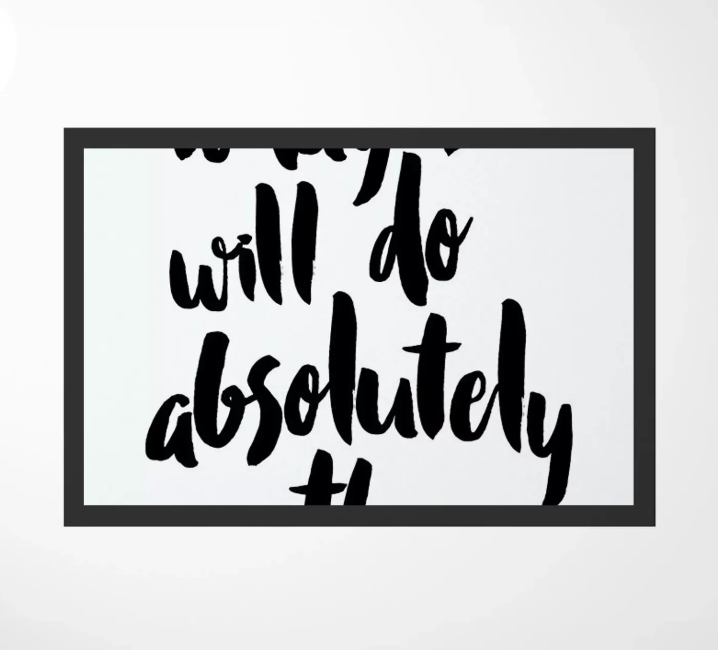 Today deurmat van Maria Kritzas