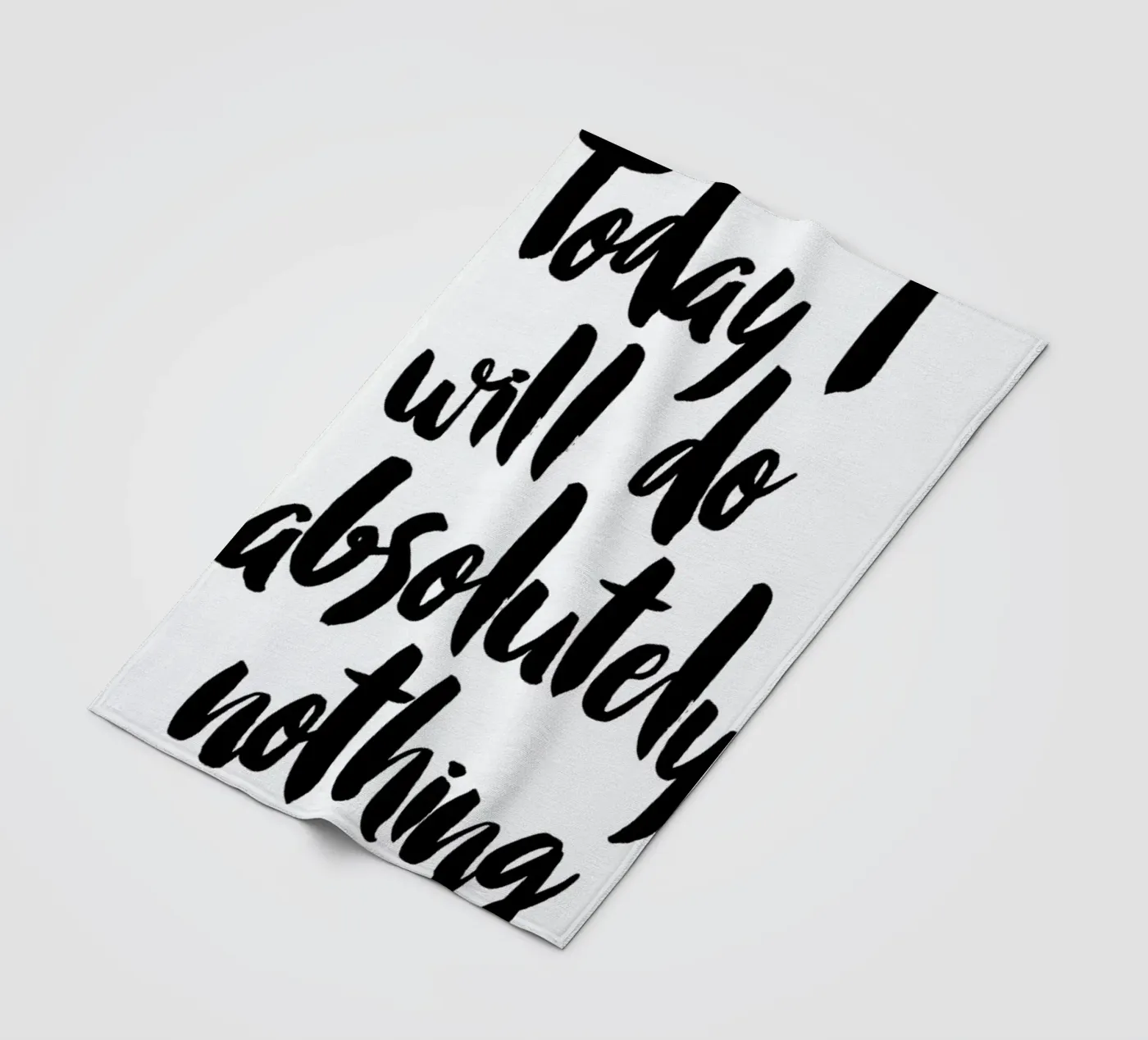 Today Fleecedecke von Maria Kritzas