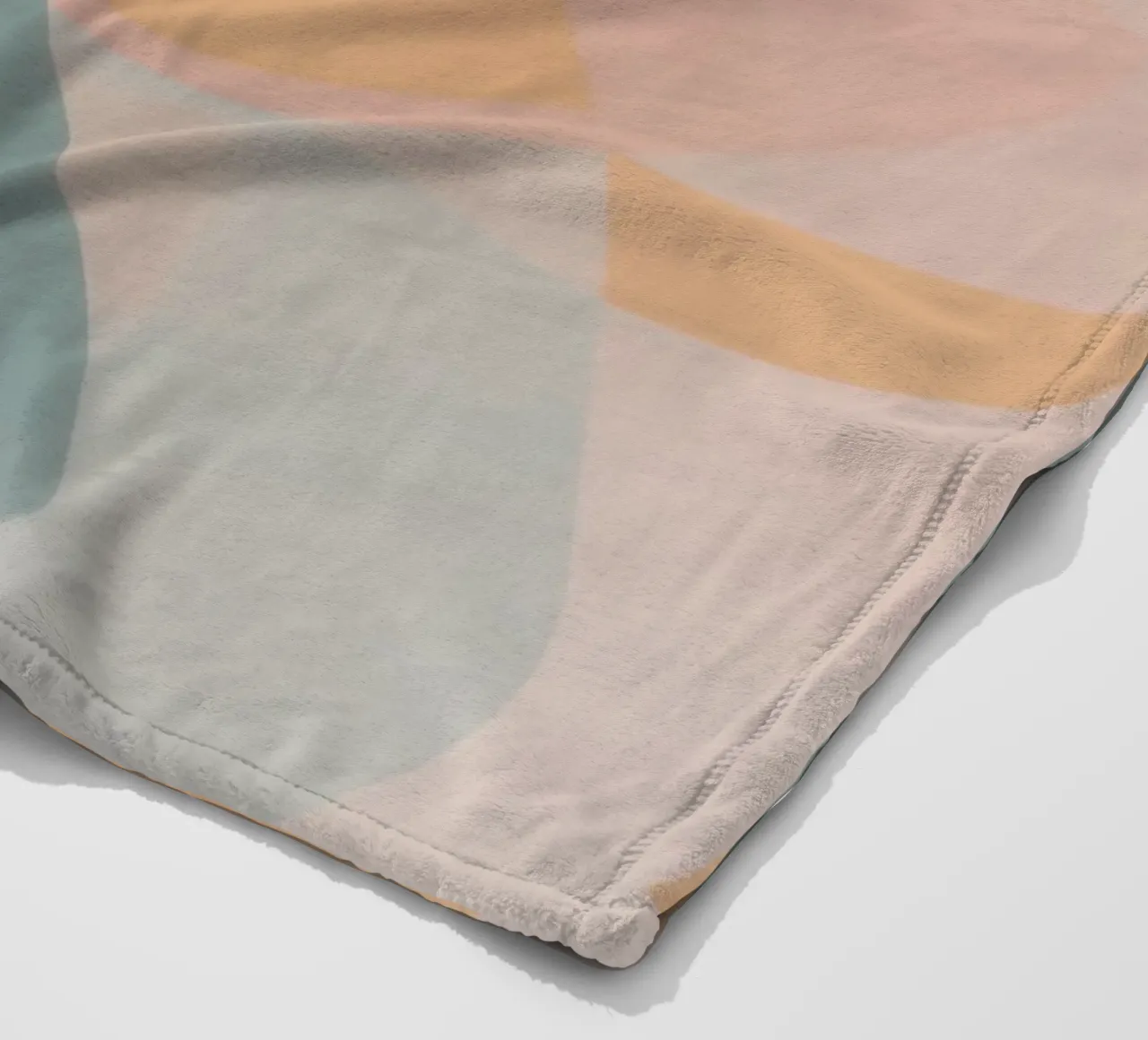 Corpo femminile astratto in colori pastello coperta in pile da Autofocus