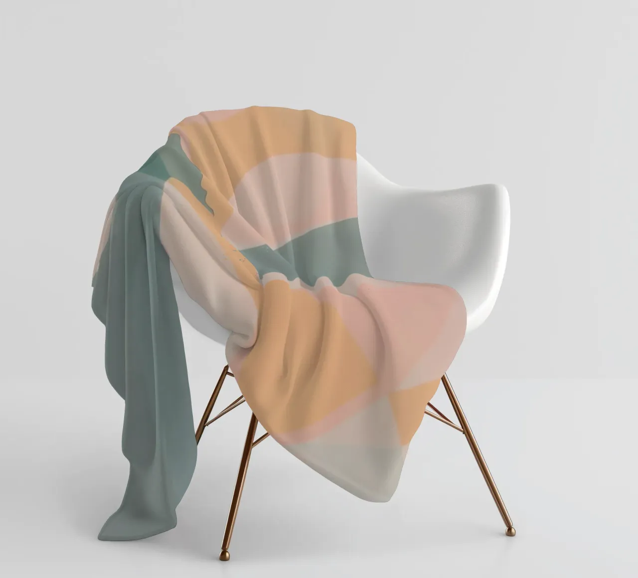 Corpo femminile astratto in colori pastello coperta in pile da Autofocus