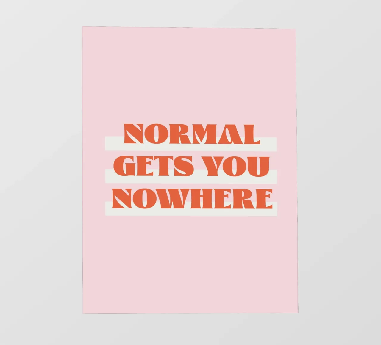 Normal gets you nowhere photo wallpaper by Malou-Studio