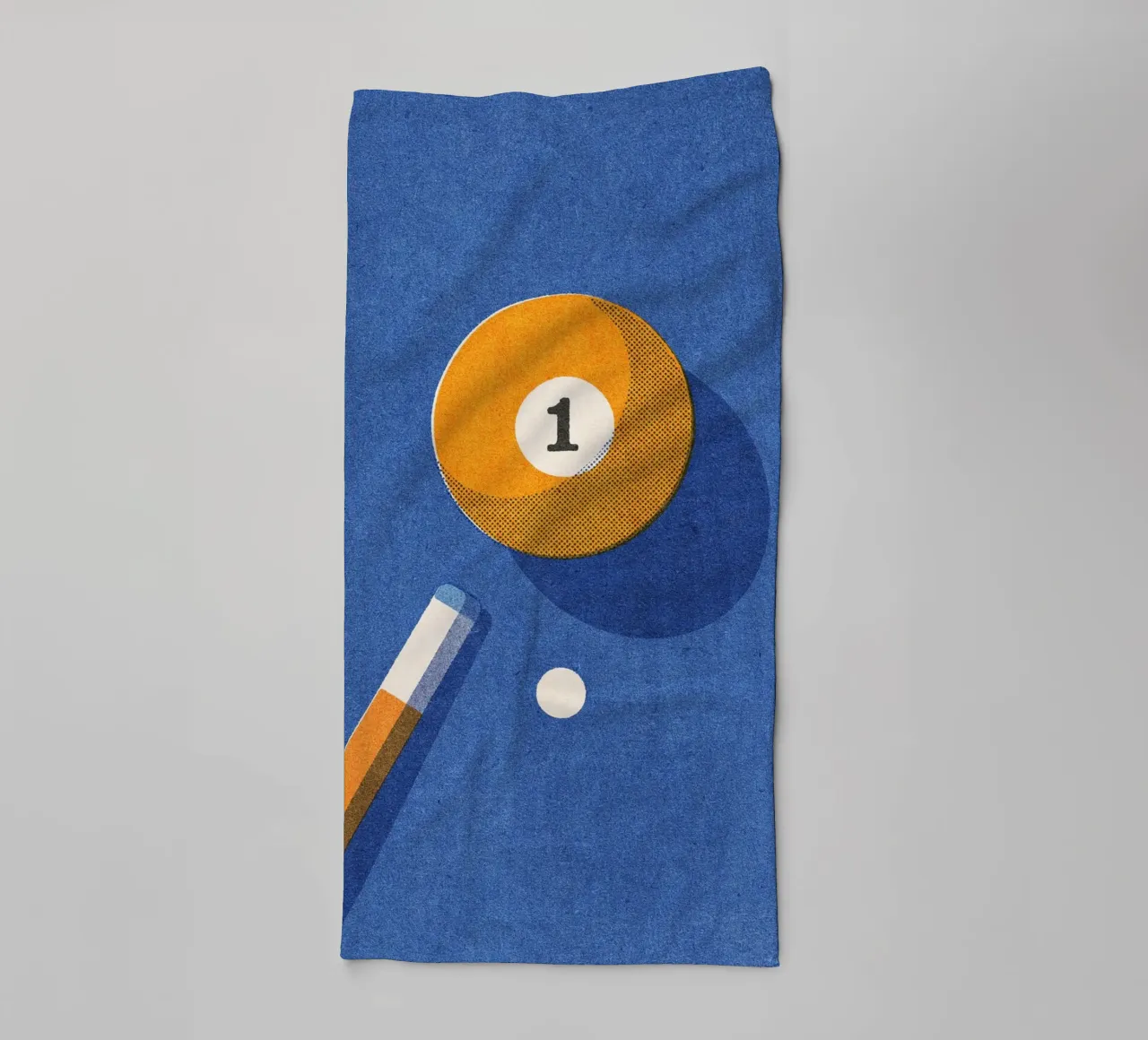 BALLS - Billiards - Ball 1 asciugamano da bagno da DANIEL COULMANN
