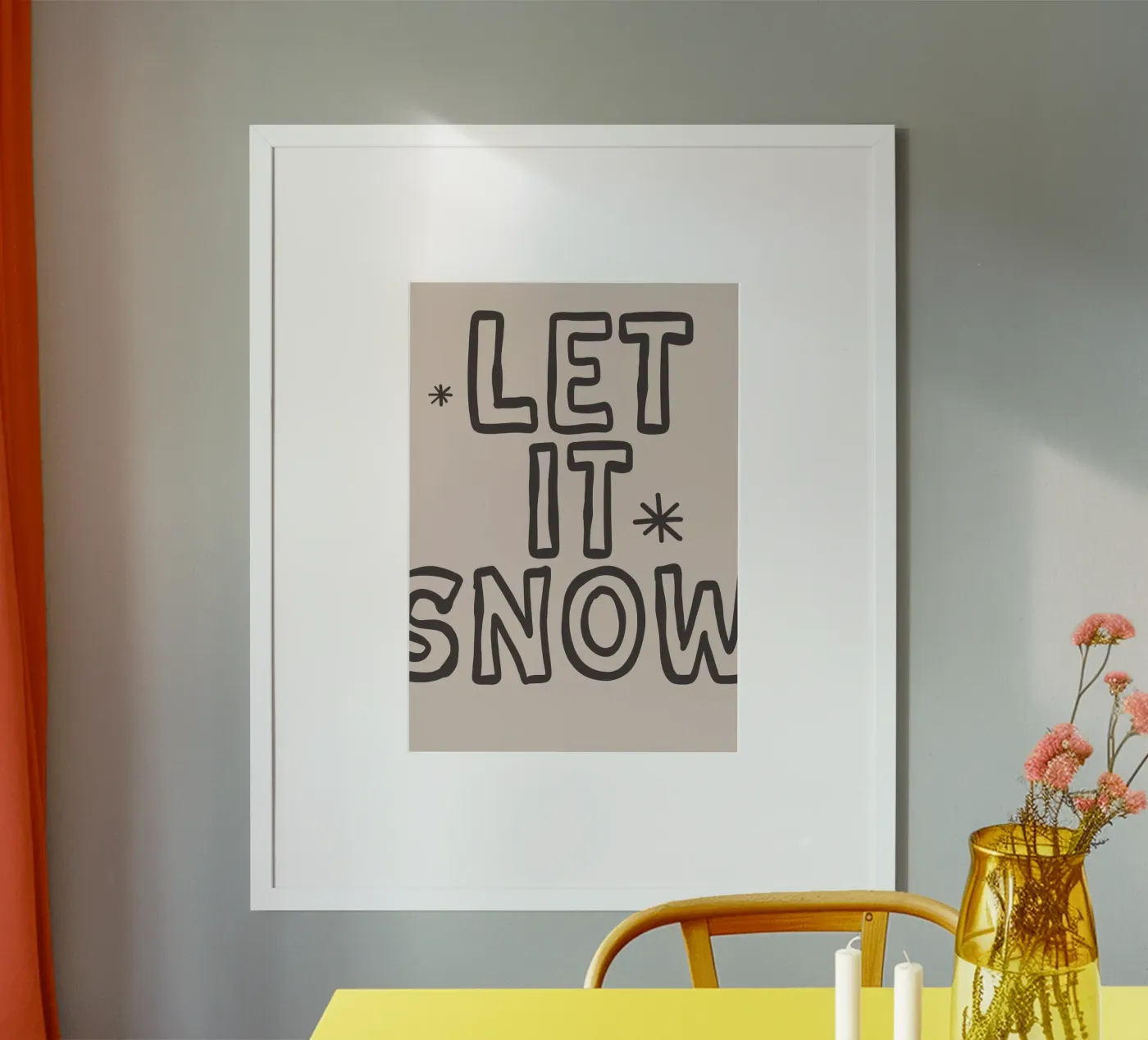 let it snow poster da SanniBee.