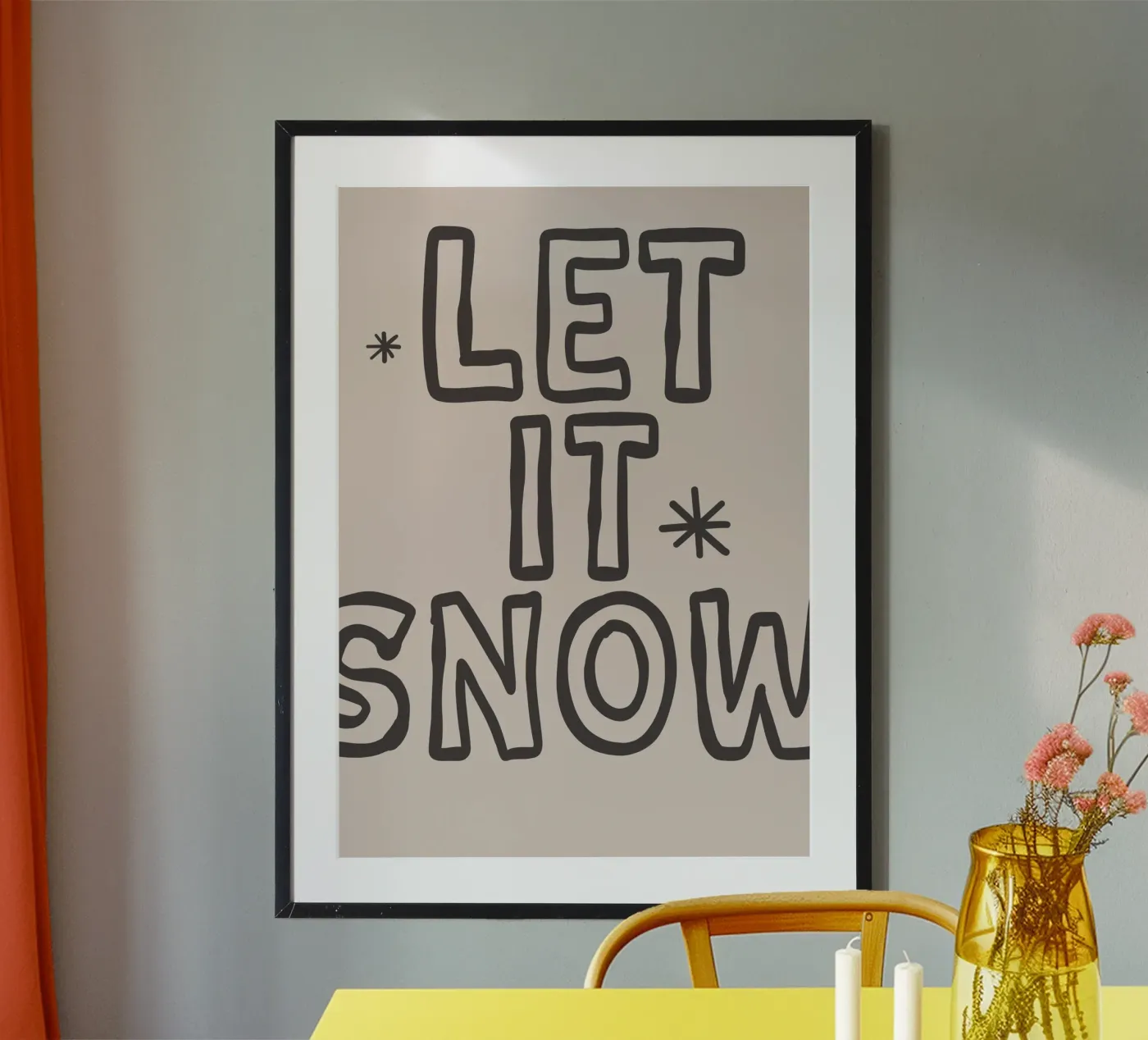 let it snow poster da SanniBee.