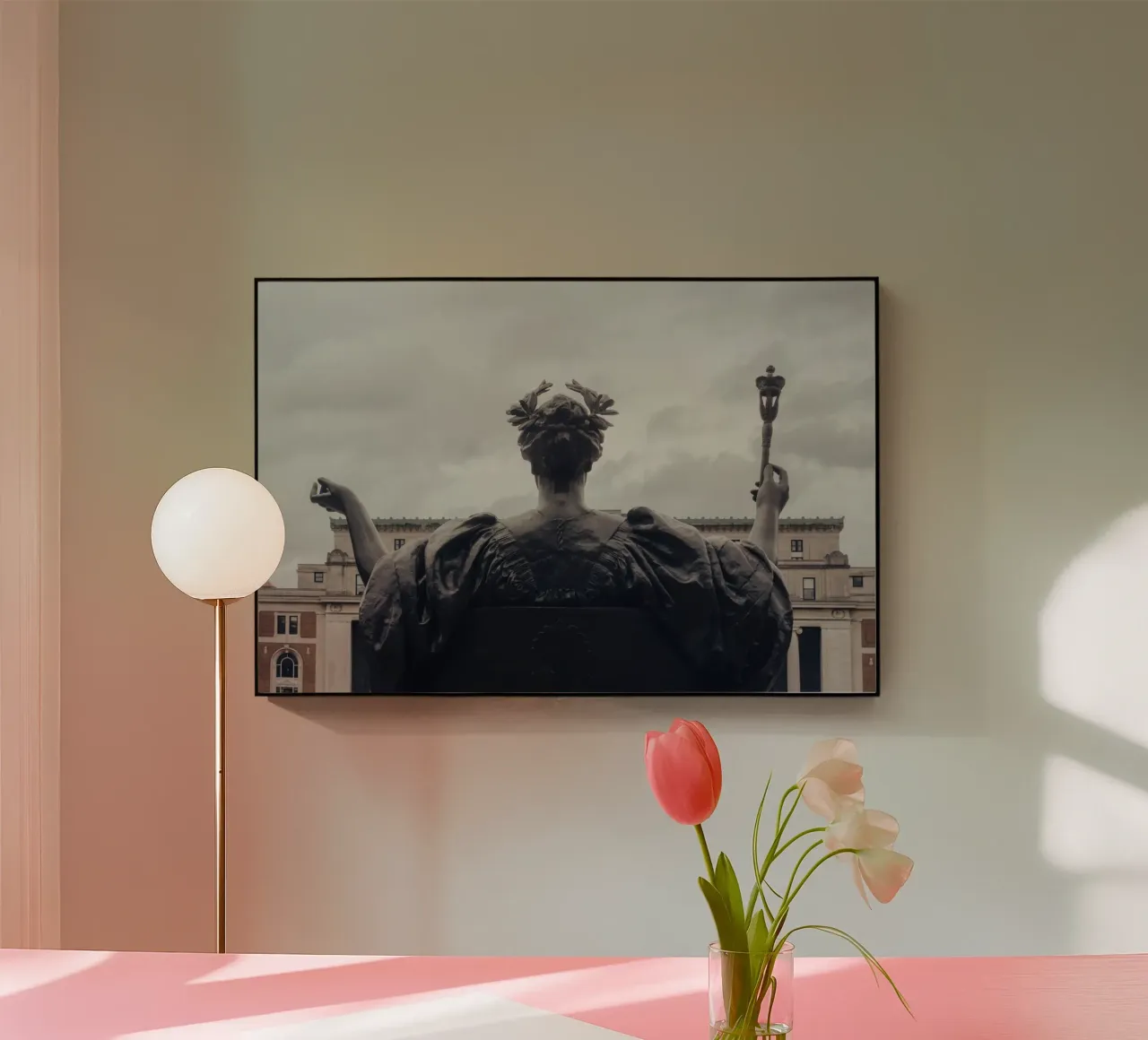 Justice plexiglass da Nadine Ginzel