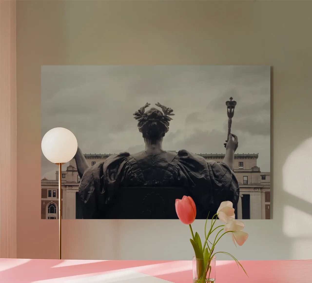 Justice plexiglass da Nadine Ginzel