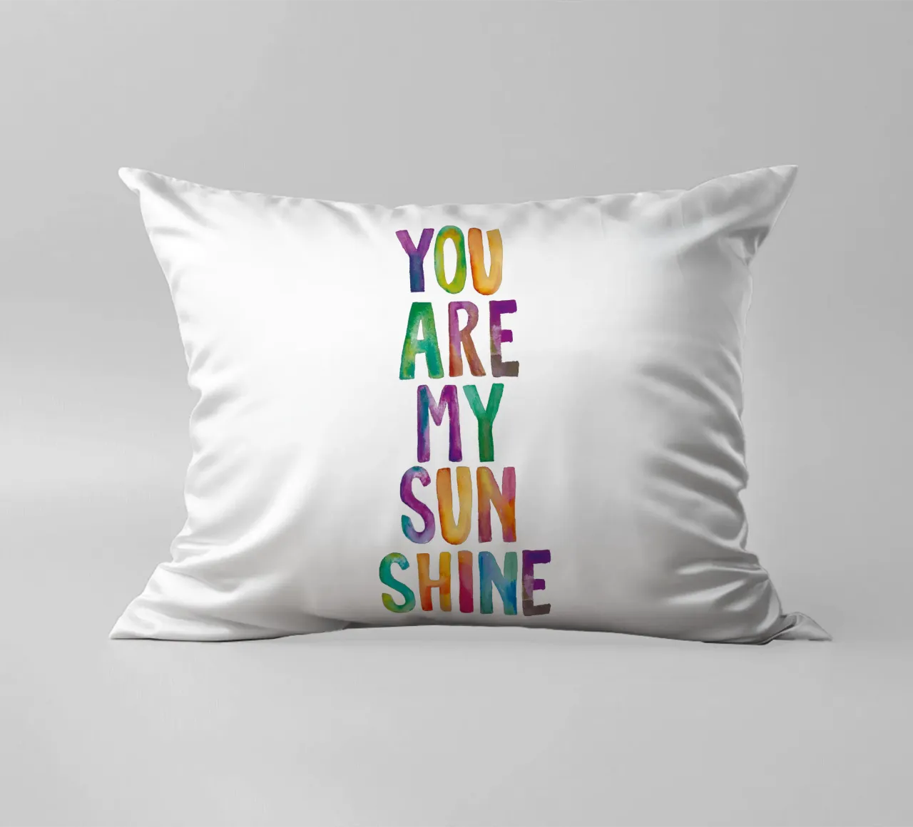 Tu sei il mio sole cuscino da THE MOTIVATED TYPE