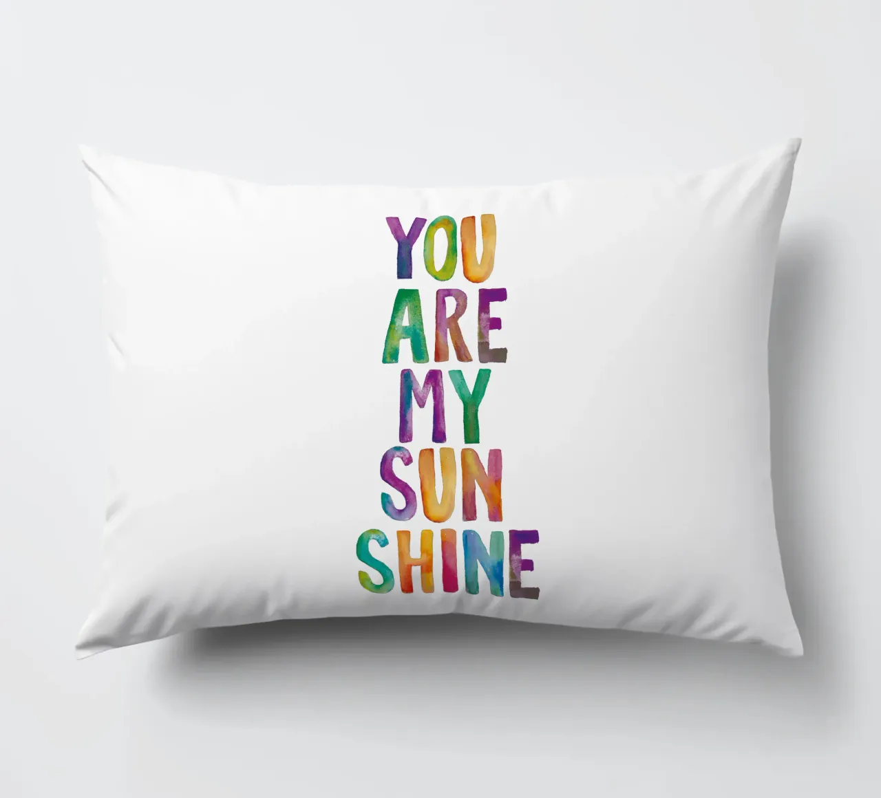 Tu sei il mio sole cuscino da THE MOTIVATED TYPE
