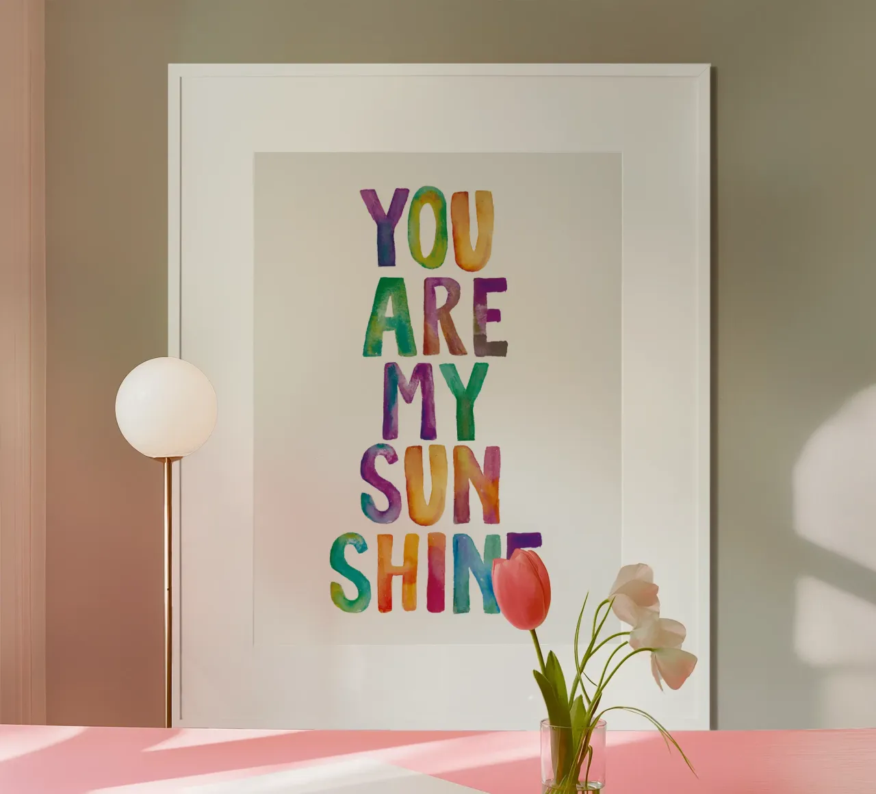 Tu sei il mio sole carta hahnemühle da THE MOTIVATED TYPE