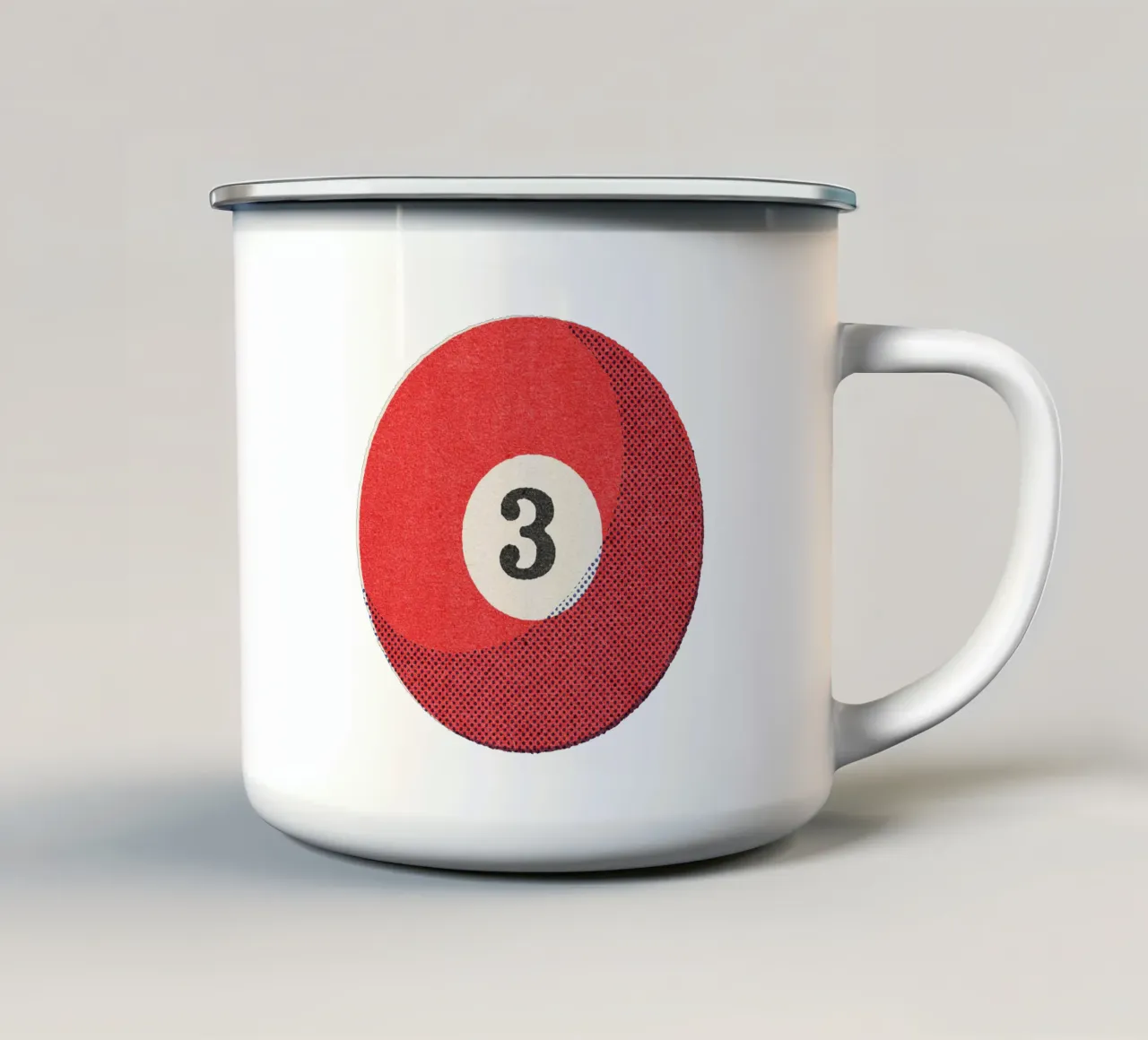 BALLS - Billiards - Ball 3 tazza in smalto da DANIEL COULMANN