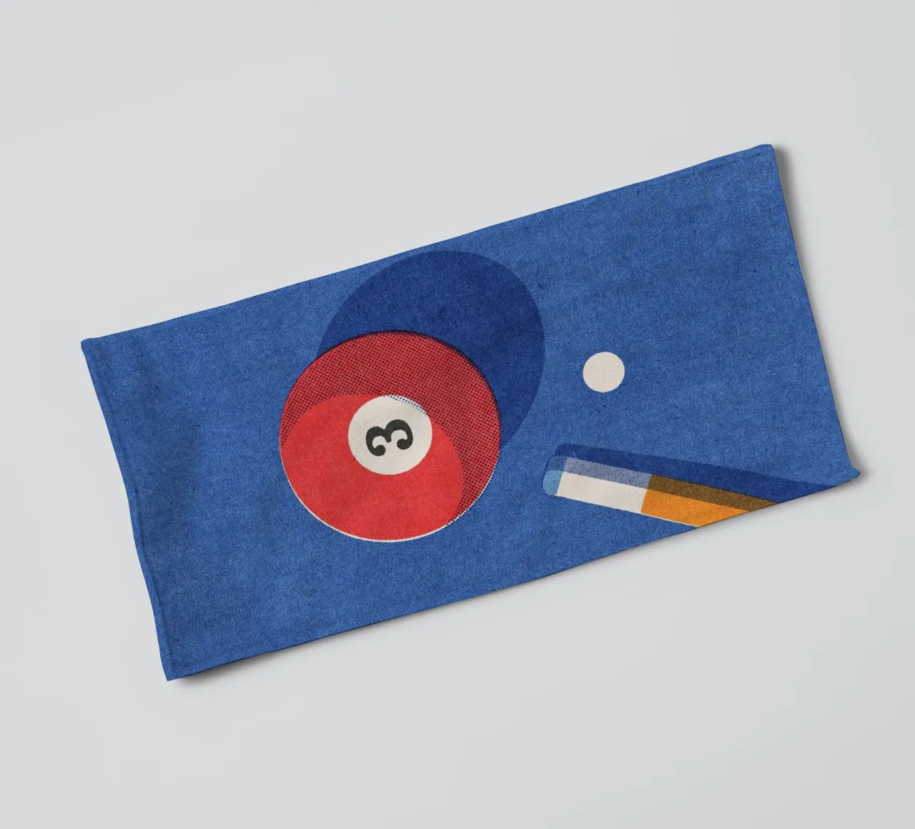BALLS - Billiards - Ball 3 asciugamano da bagno da DANIEL COULMANN