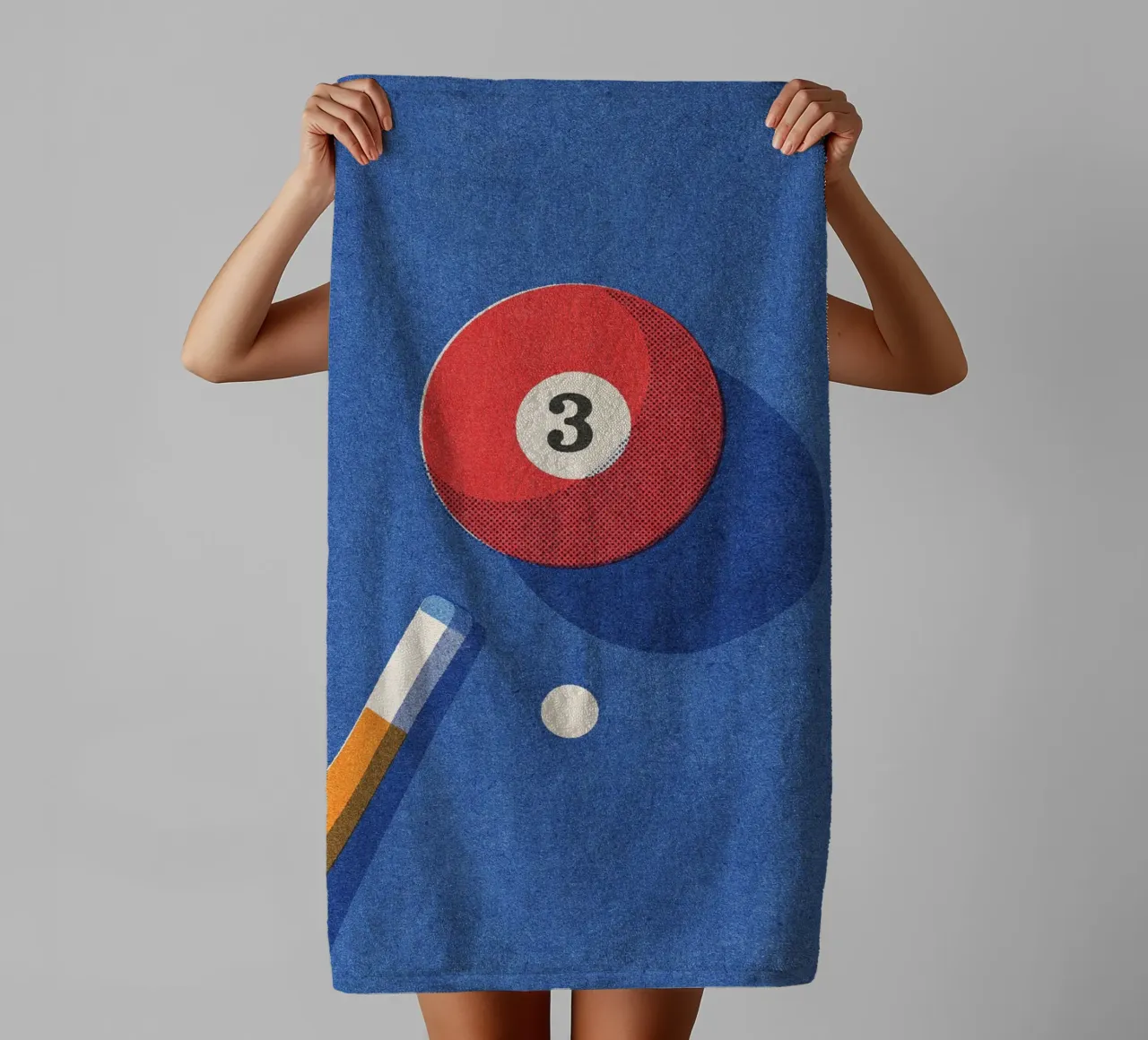 BALLS - Billiards - Ball 3 asciugamano da bagno da DANIEL COULMANN