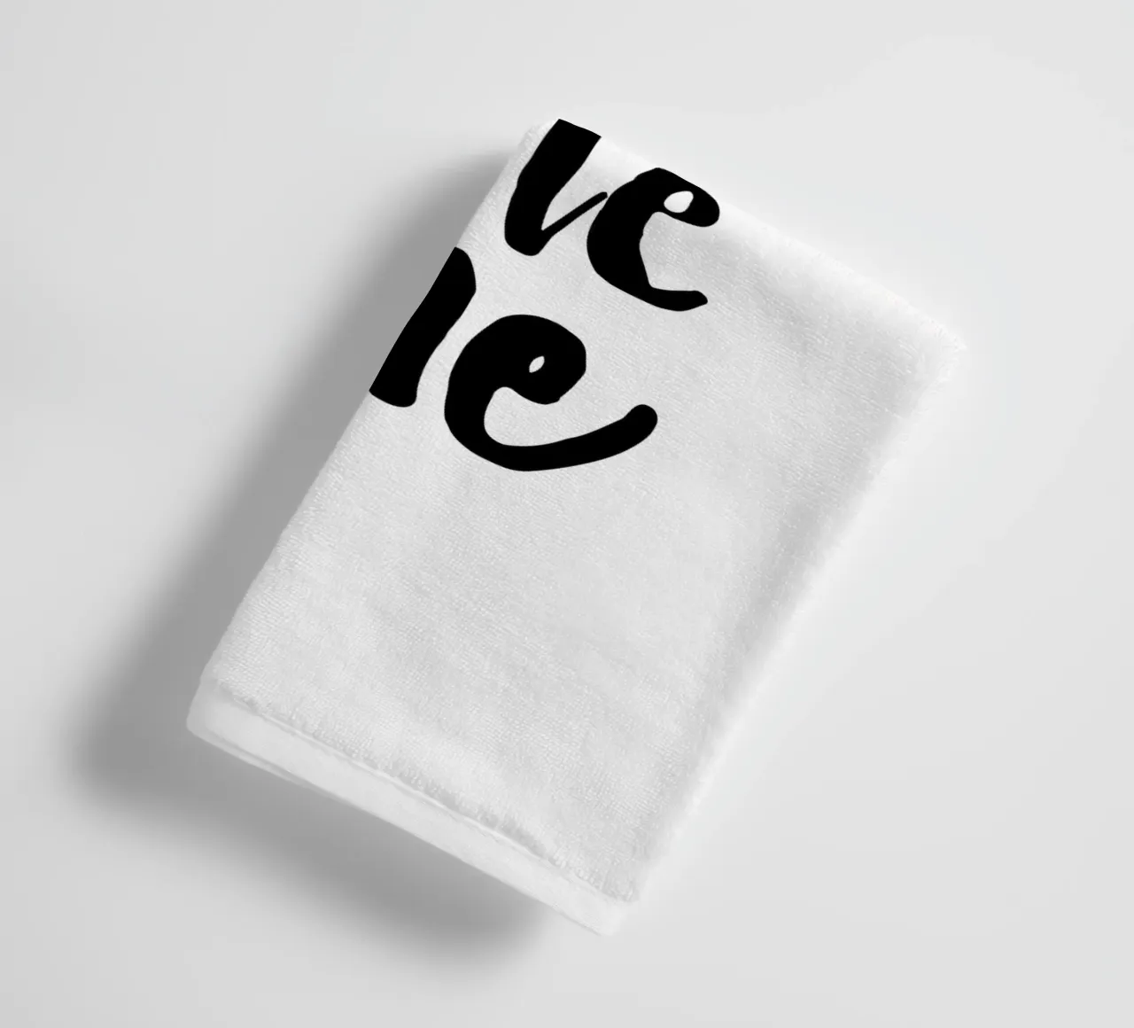 Dream Big Little One en noir et blanc serviette de bain de THE MOTIVATED TYPE