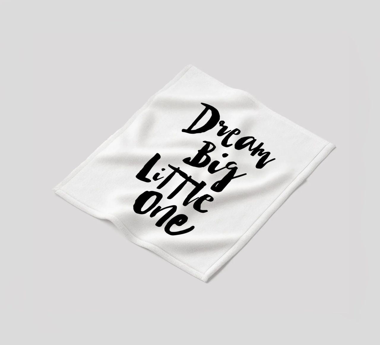 Sogna in grande piccolo in bianco e nero coperta in pile da THE MOTIVATED TYPE