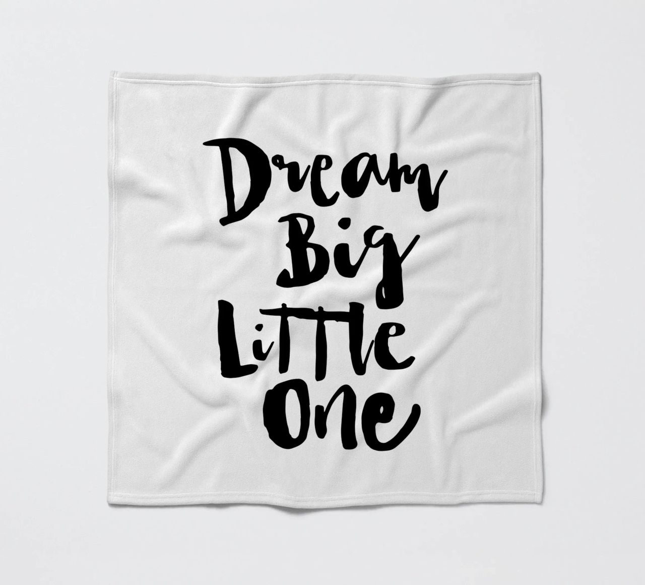 Sogna in grande piccolo in bianco e nero coperta in pile da THE MOTIVATED TYPE