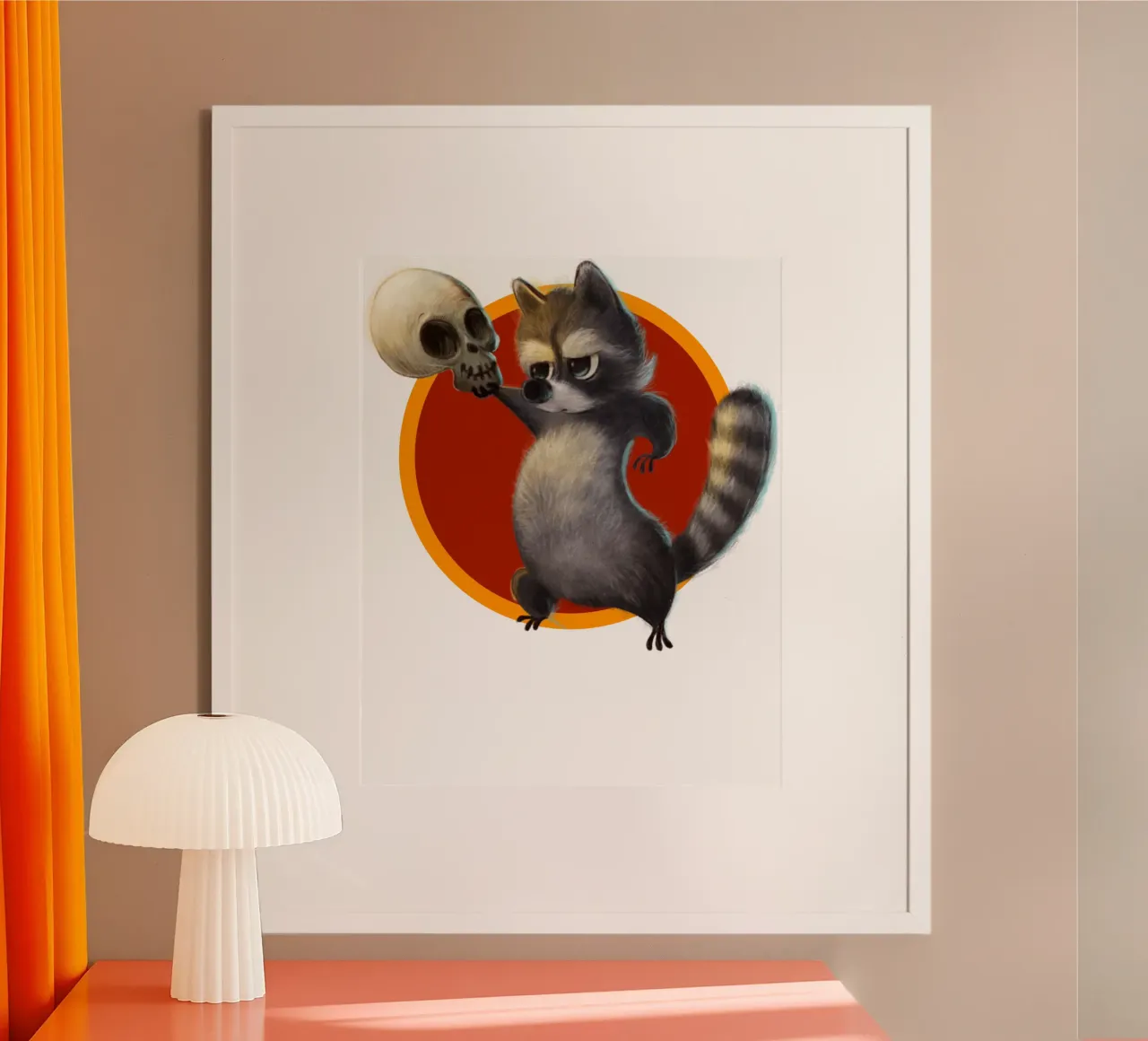 Waschbär Willi carta hahnemühle da Cute'n'Rude