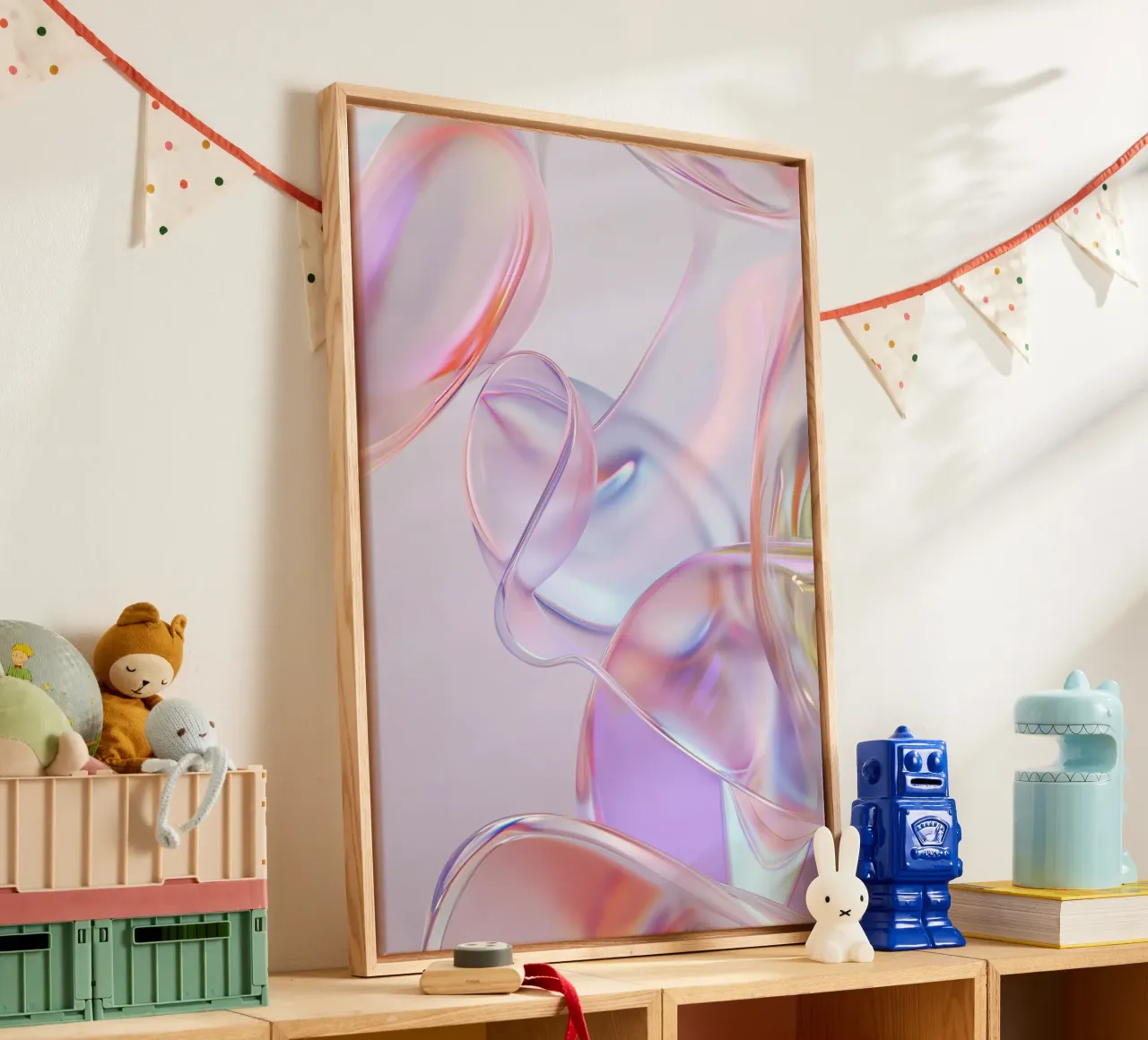 Installazione del vetro tela con Cornice a cassetta da Malou-Studio
