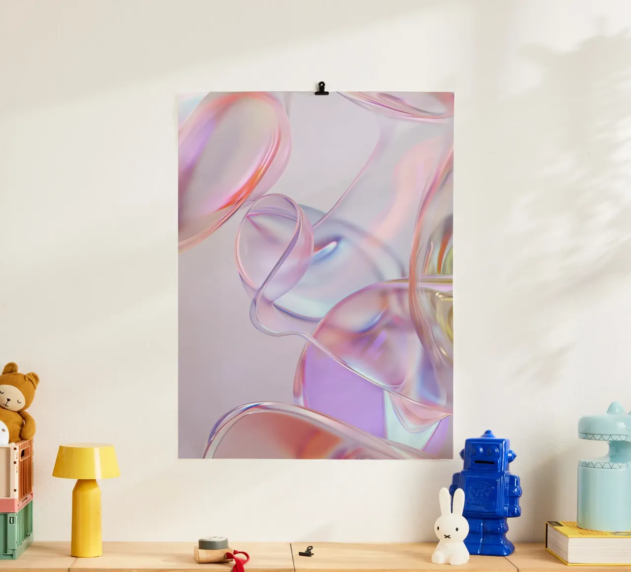 Installazione del vetro poster da Malou-Studio
