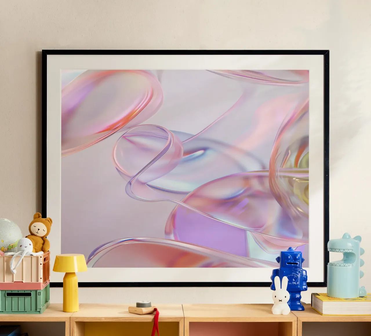 Installazione del vetro poster da Malou-Studio