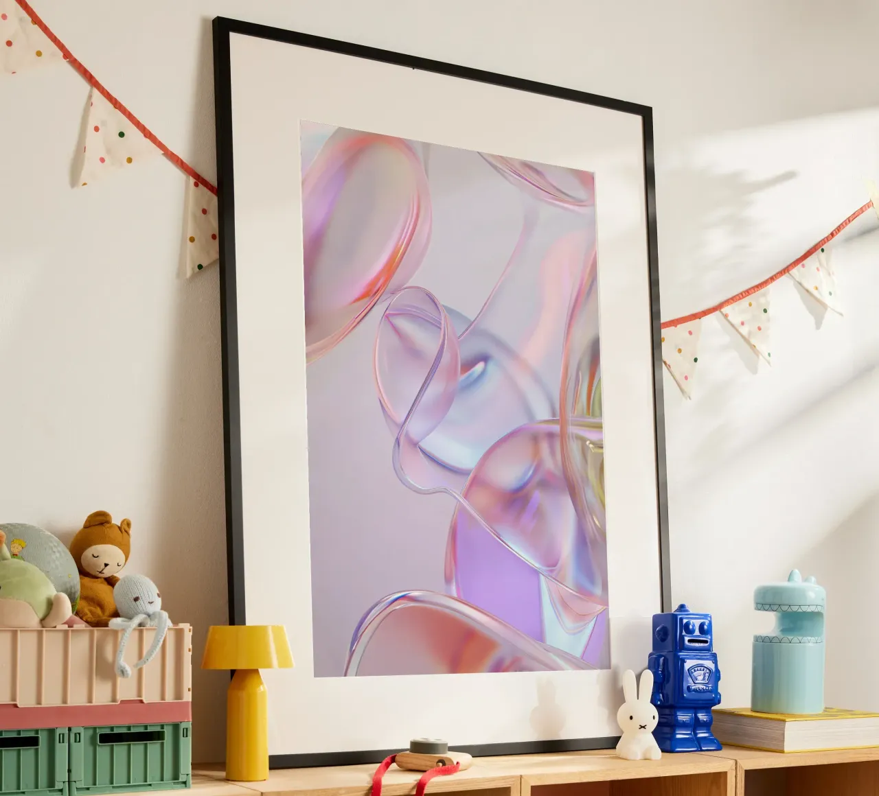 Installazione del vetro poster da Malou-Studio