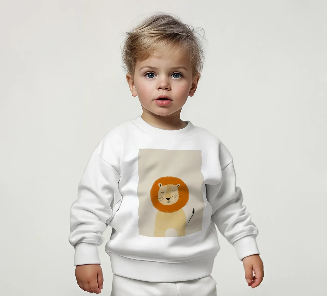 Lion Design felpa neonato da Indigo Rain