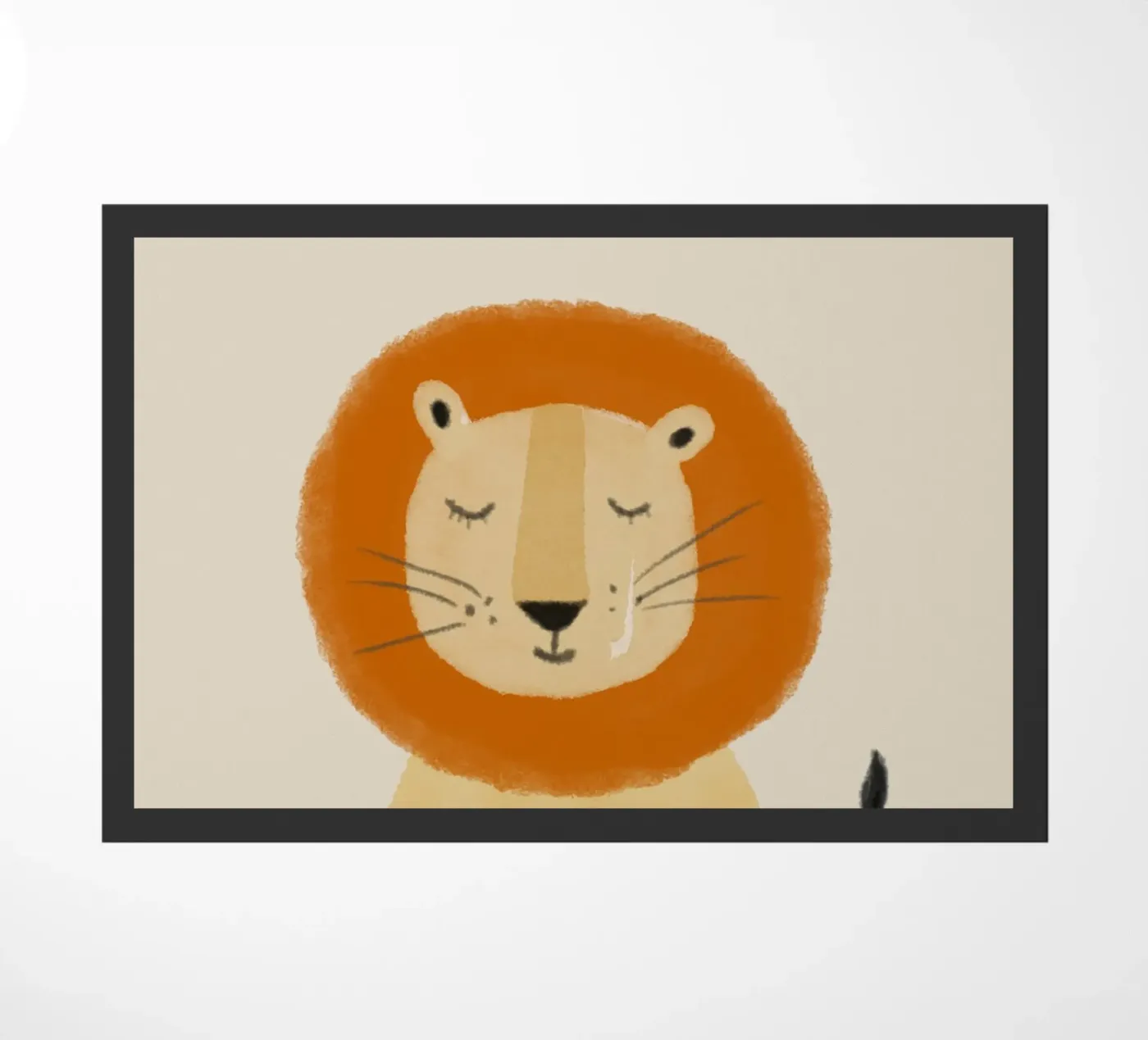 Lion Design doormat by Indigo Rain