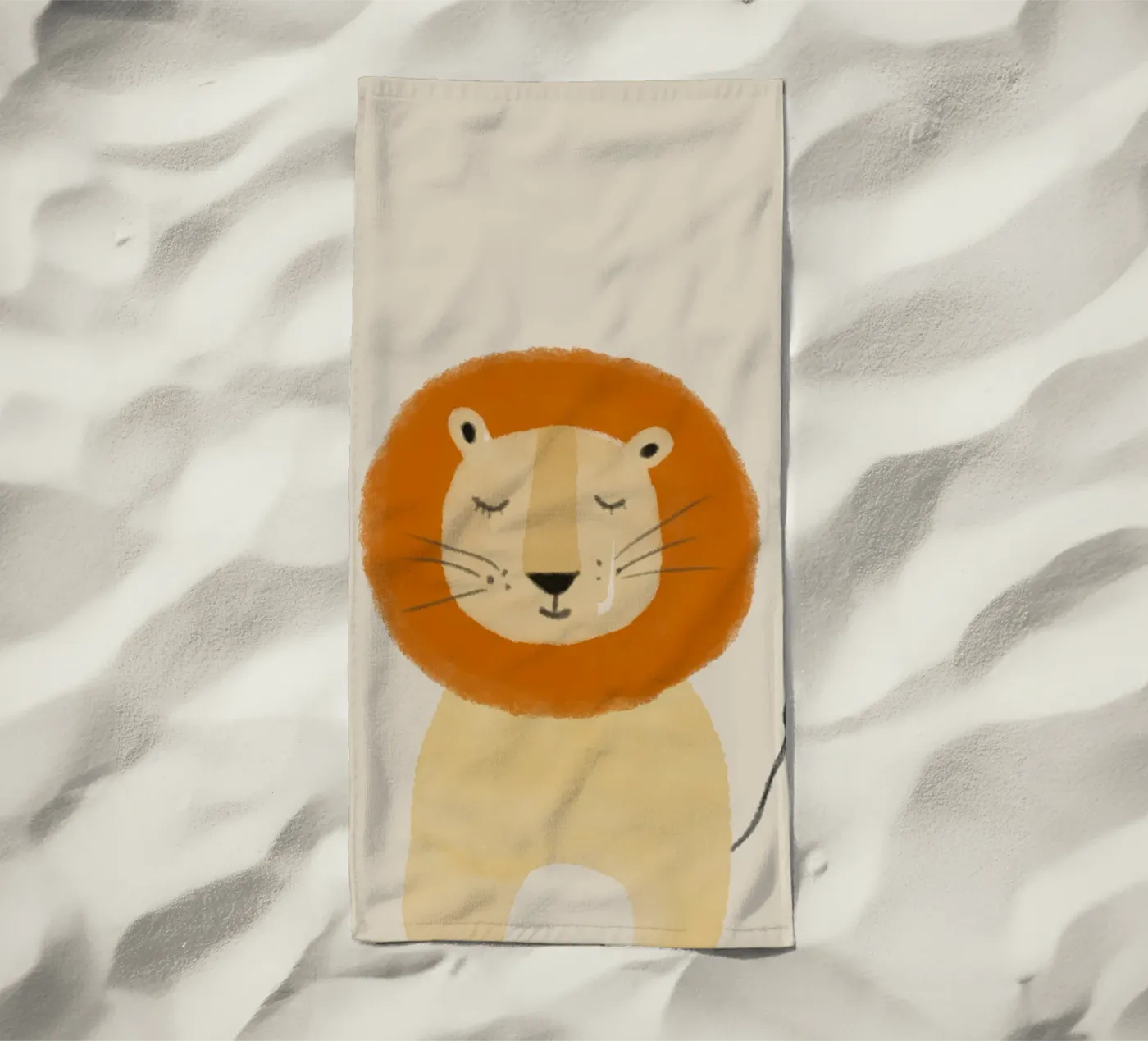 Lion Design telo mare da Indigo Rain