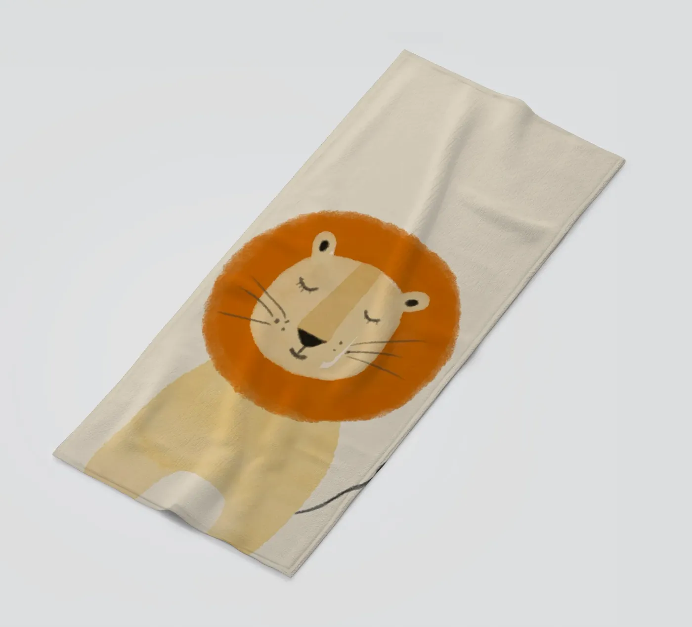 Lion Design telo mare da Indigo Rain