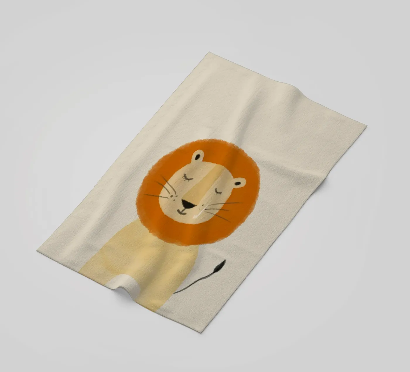 Lion Design telo mare da Indigo Rain