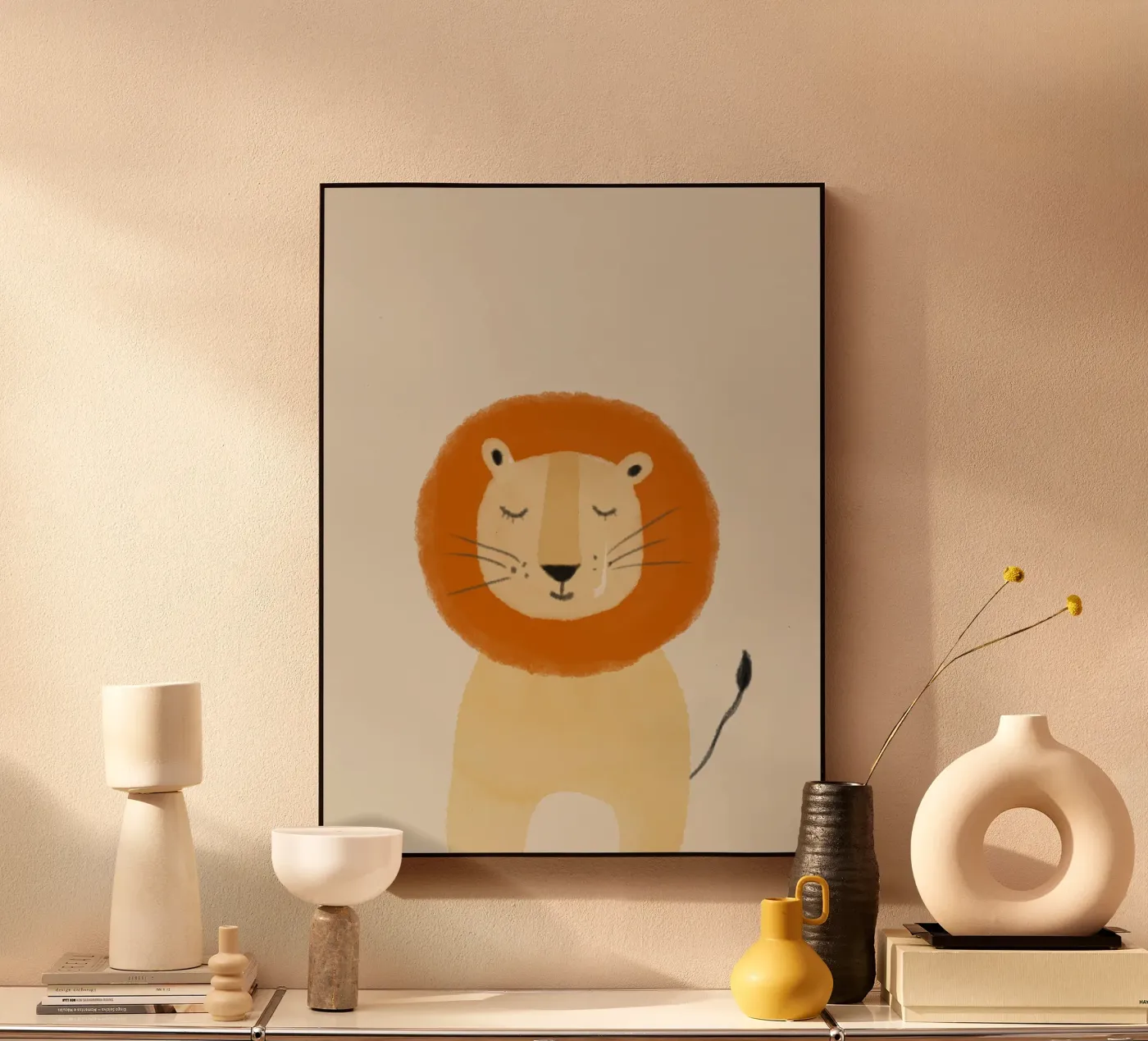 Lion Design plexiglas de Indigo Rain
