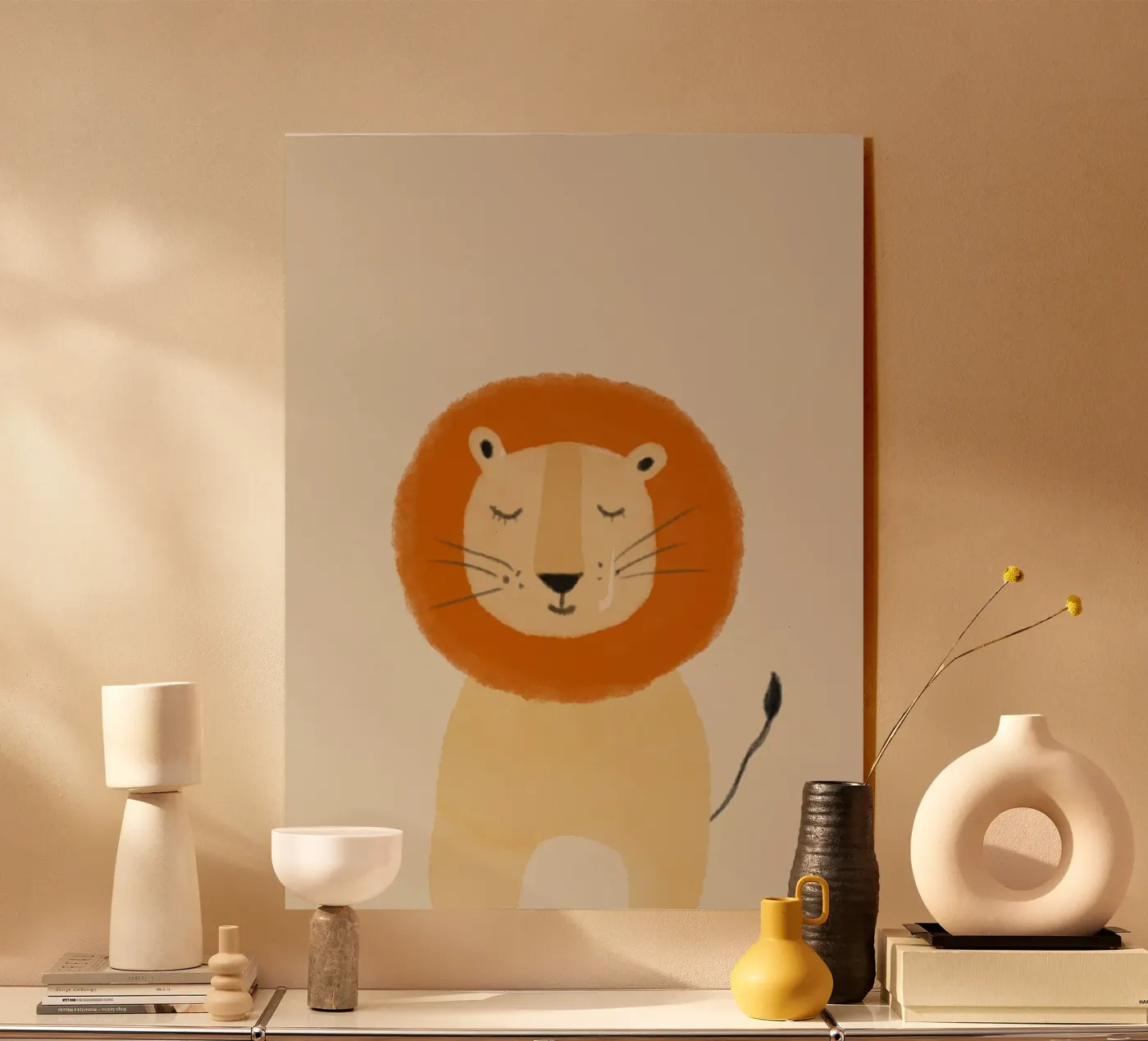 Lion Design plexiglas de Indigo Rain