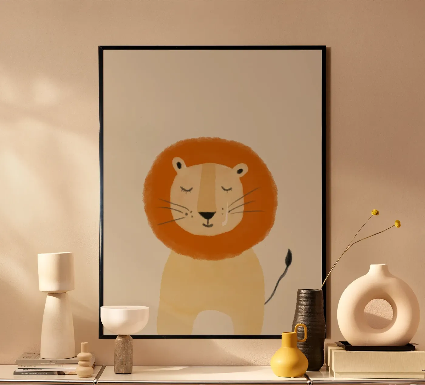 Lion Design poster by Indigo Rain