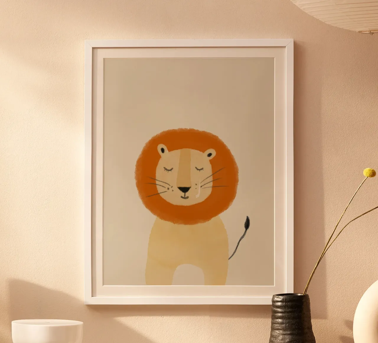 Lion Design poster da Indigo Rain