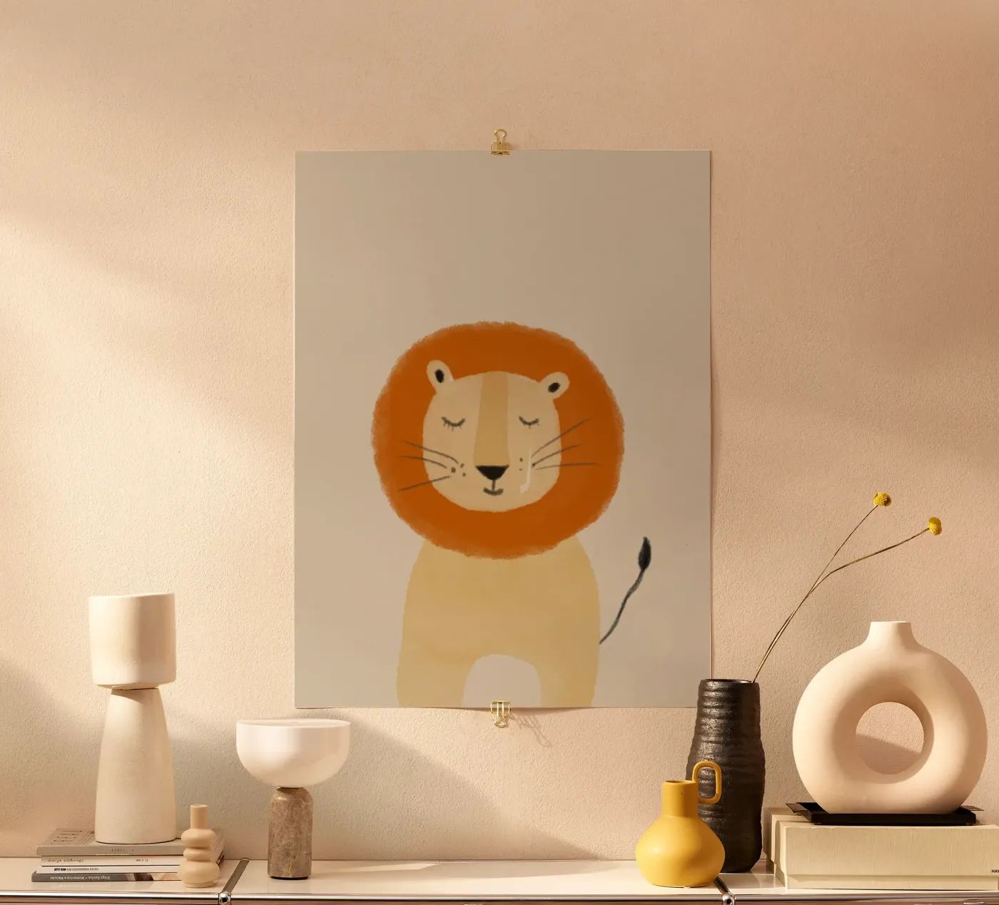 Lion Design poster by Indigo Rain