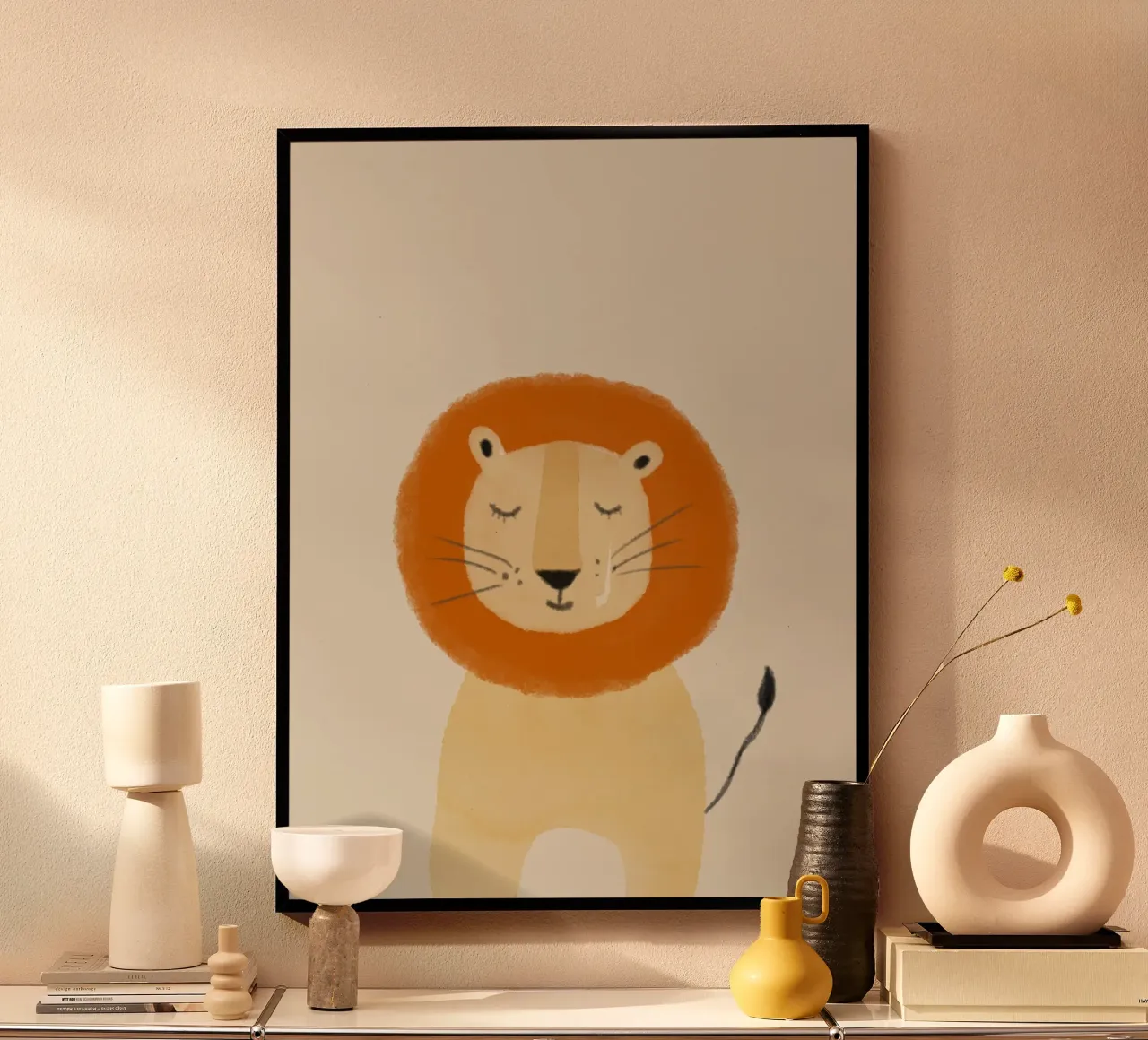 Lion Design poster da Indigo Rain