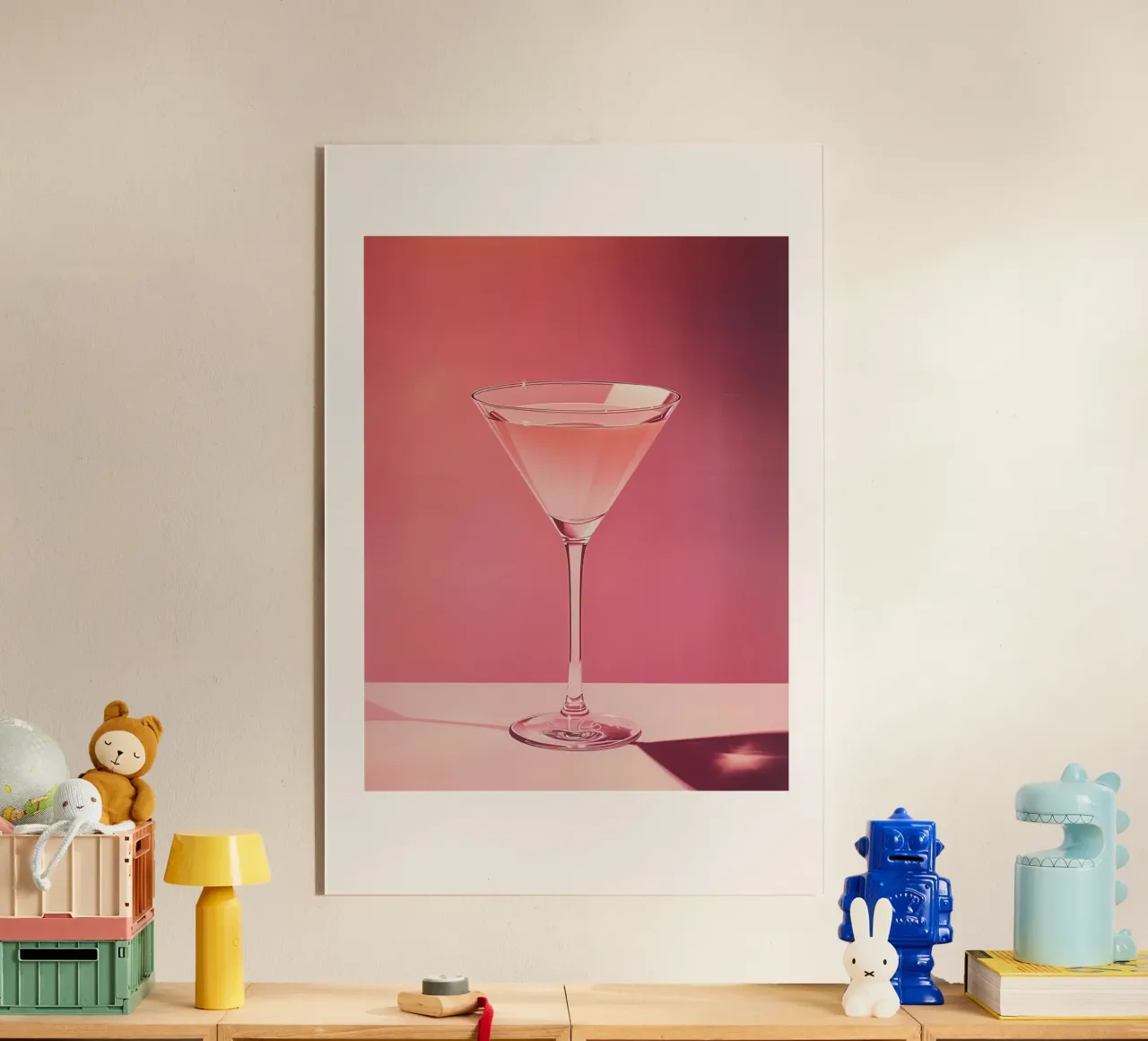 Pink Cosmopolitan plexiglass da Malou-Studio