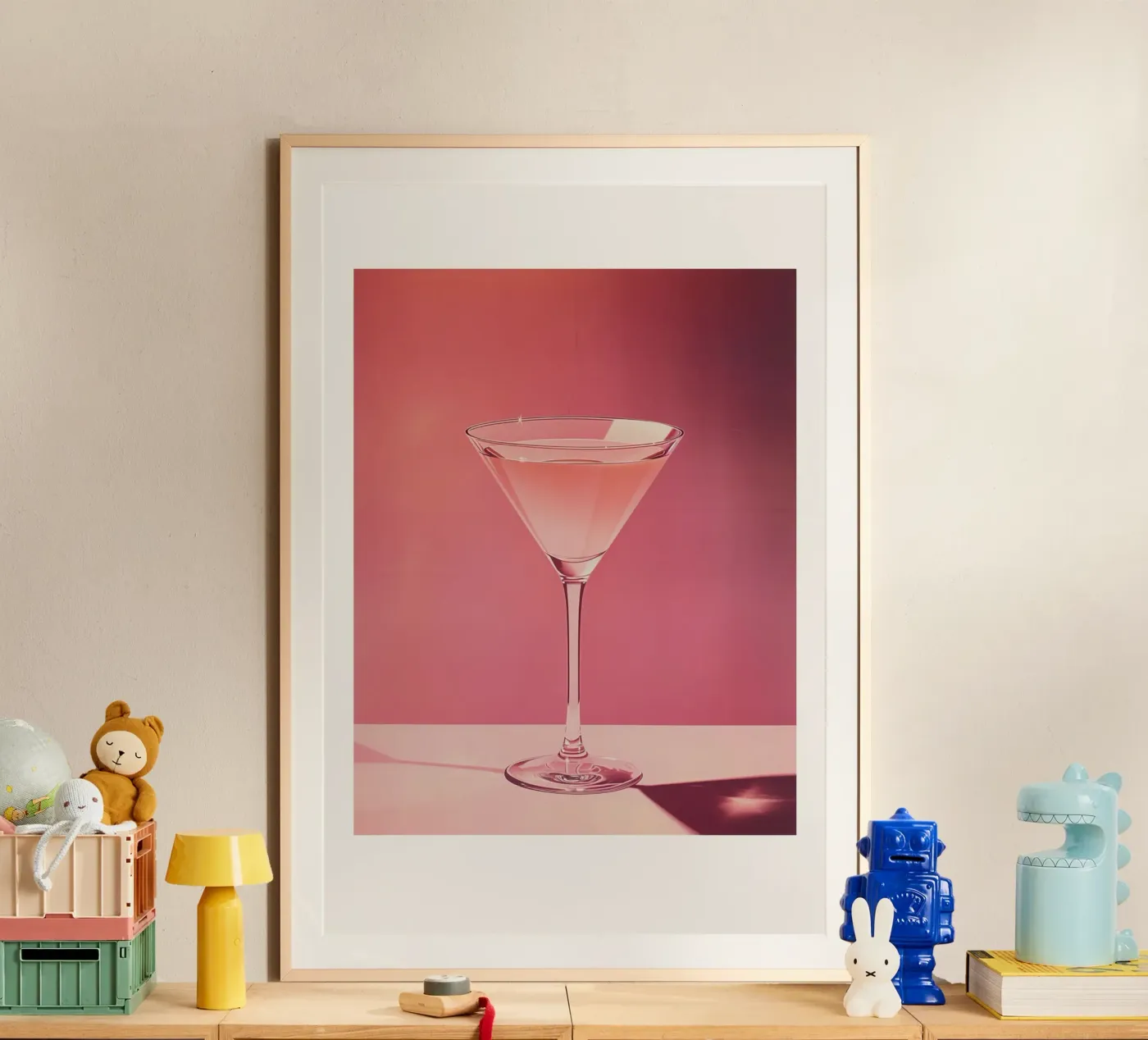 Pink Cosmopolitan poster da Malou-Studio