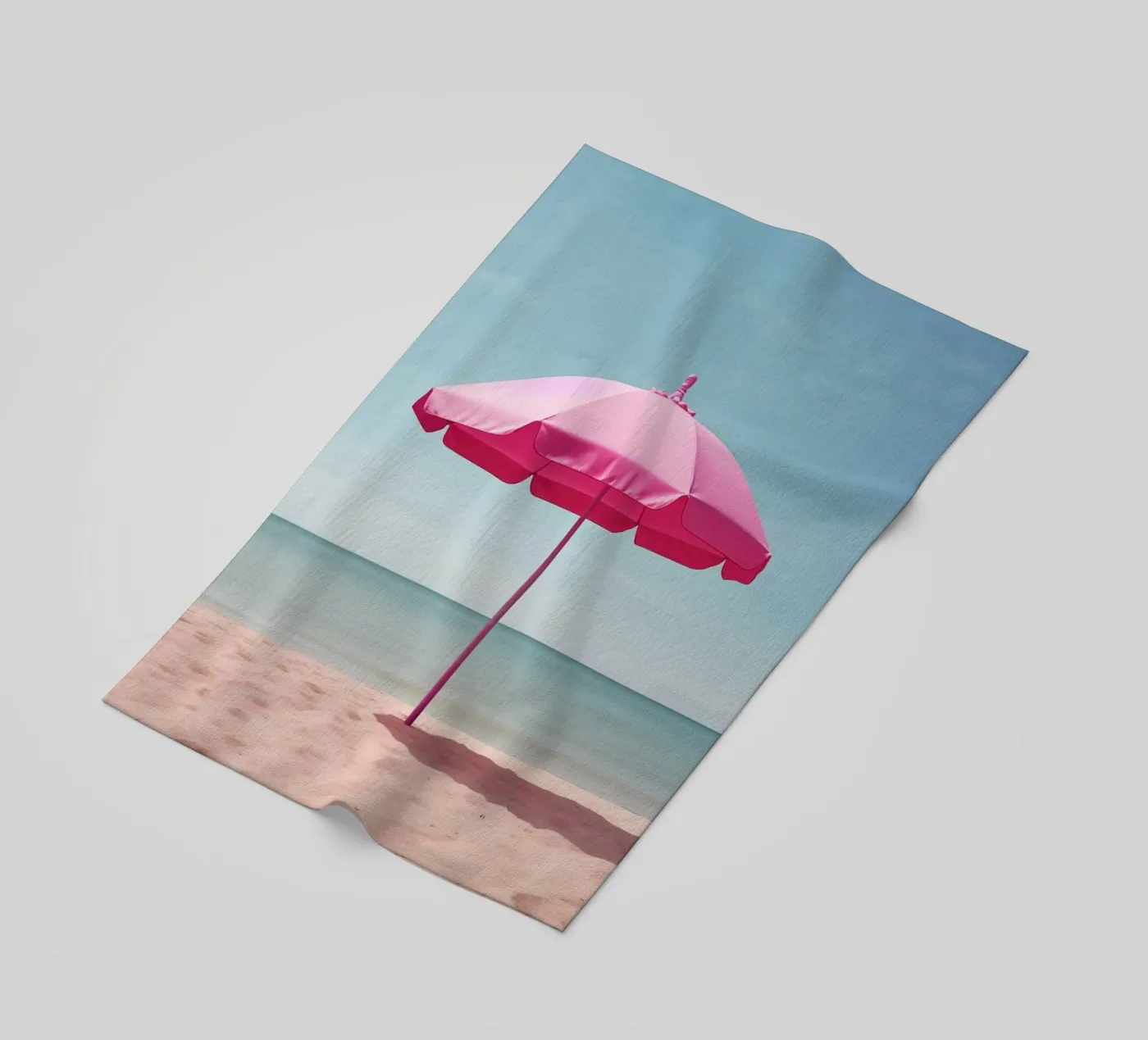 Ombrellone rosa telo mare da Malou-Studio