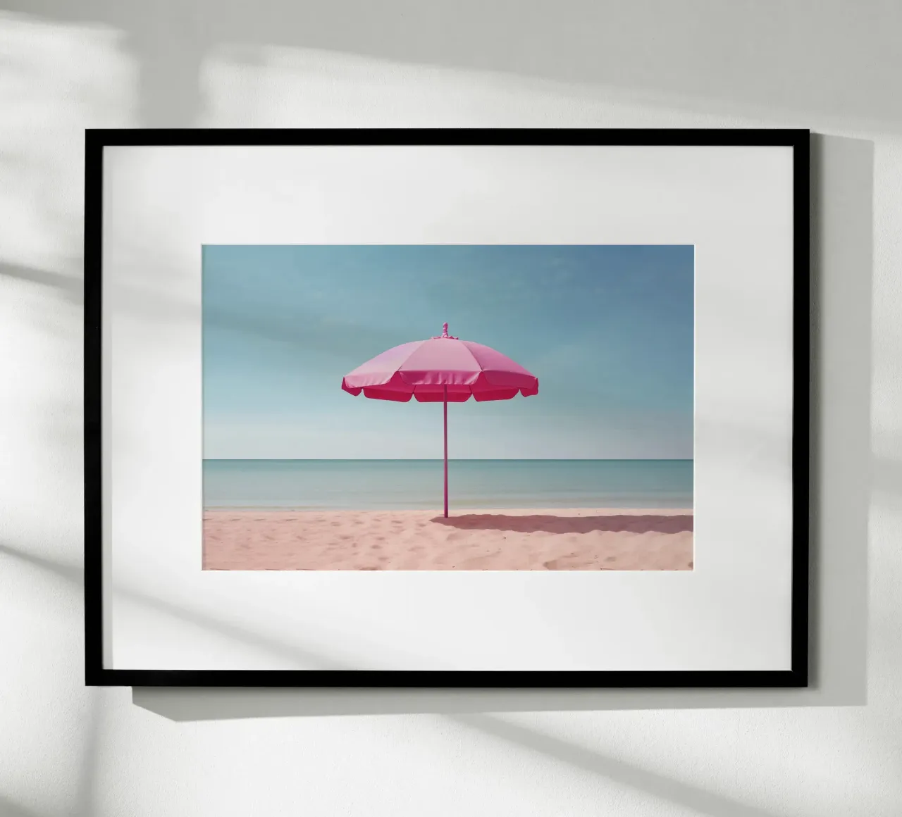 Ombrellone rosa poster da Malou-Studio