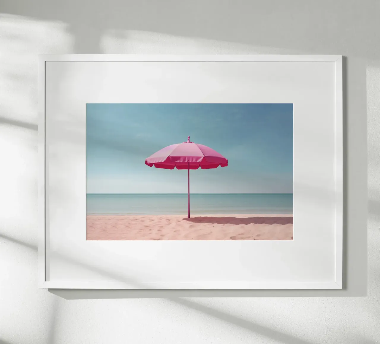 Ombrellone rosa poster da Malou-Studio