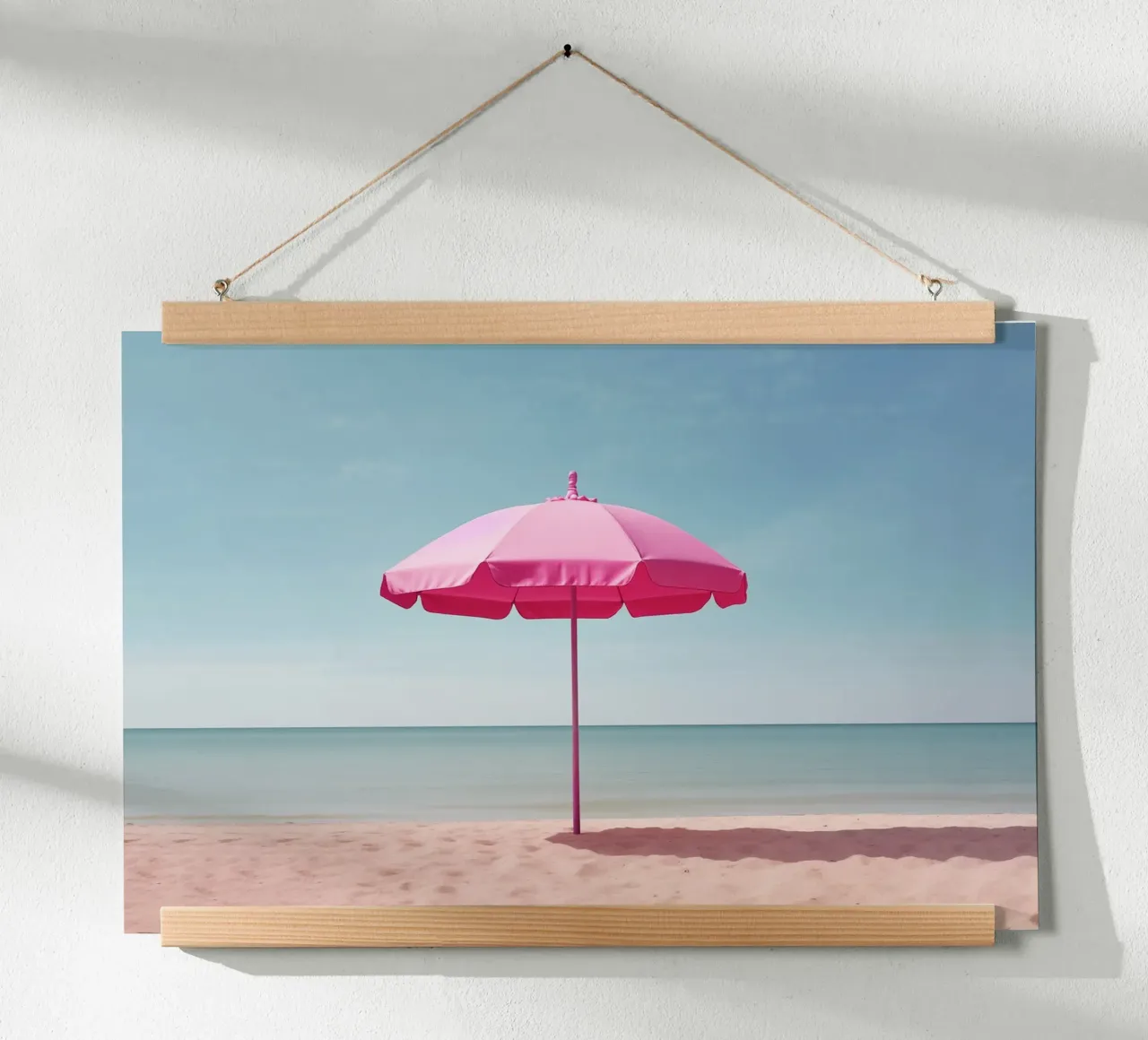 Ombrellone rosa poster da Malou-Studio