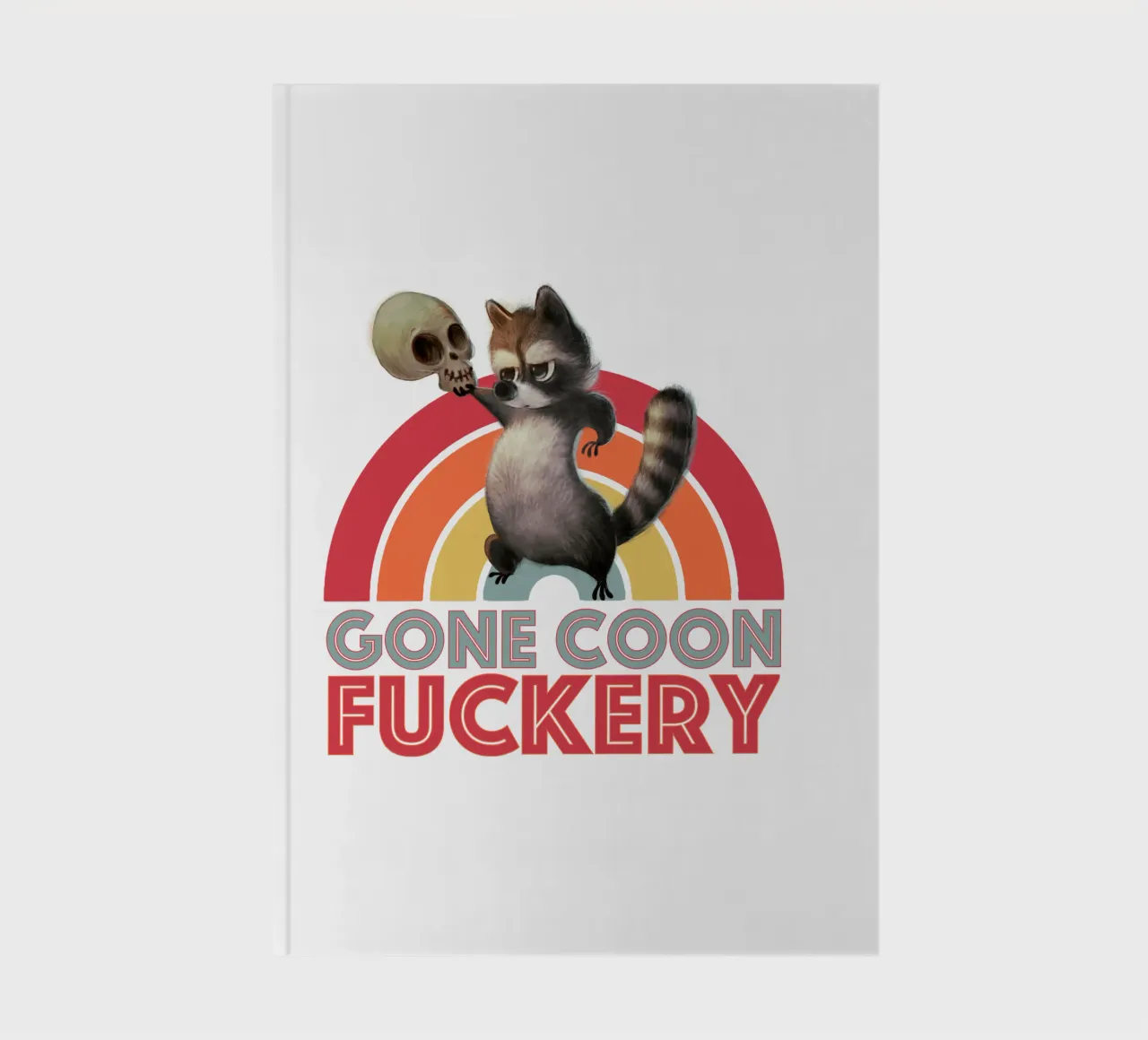 Gone Coon Retro notebook by Cute'n'Rude