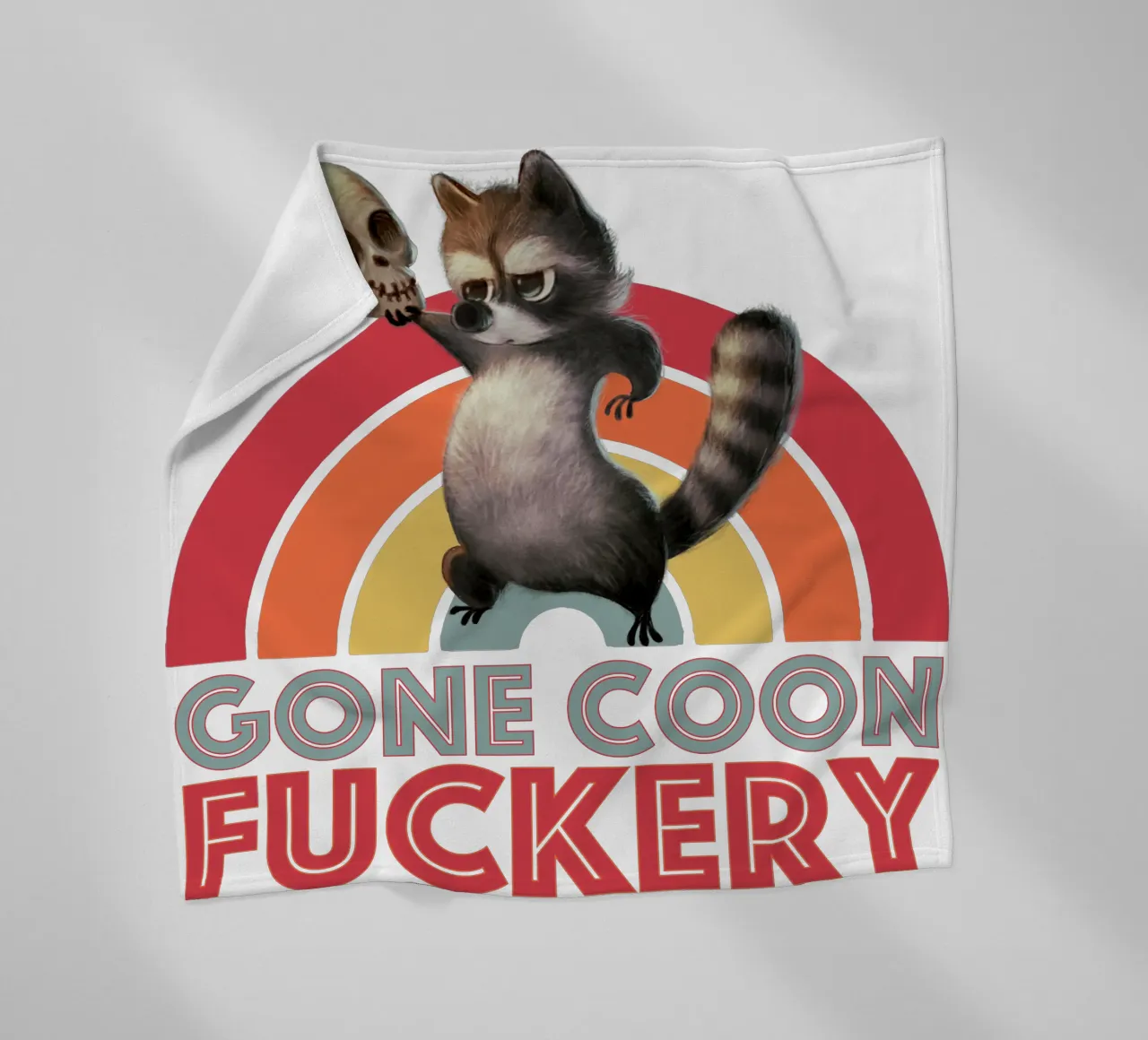 Gone Coon Retro coperta in pile da Cute'n'Rude