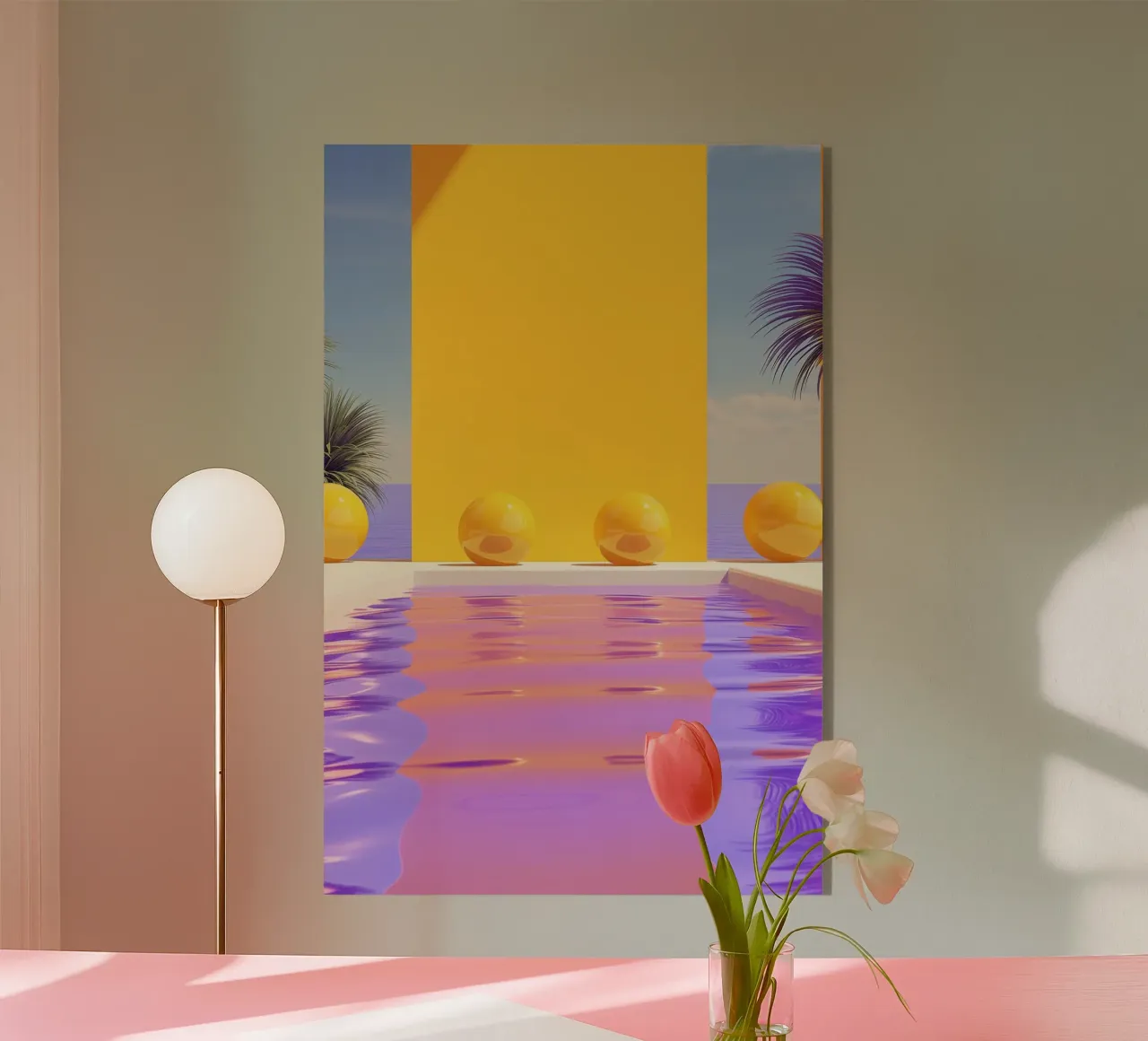 Pool Illusion 01 Acryl-Glas von Malou-Studio